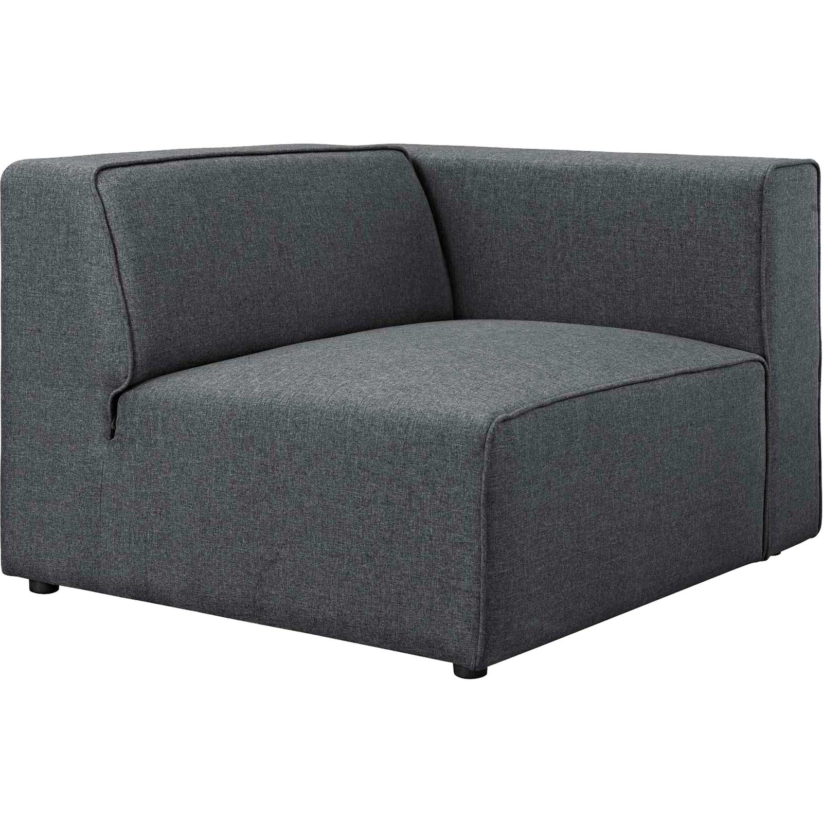 Maisie 7 Piece Corner Sectional Sofa Gray