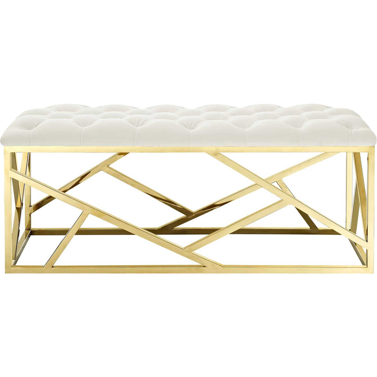 Ismael Bench Gold/Ivory