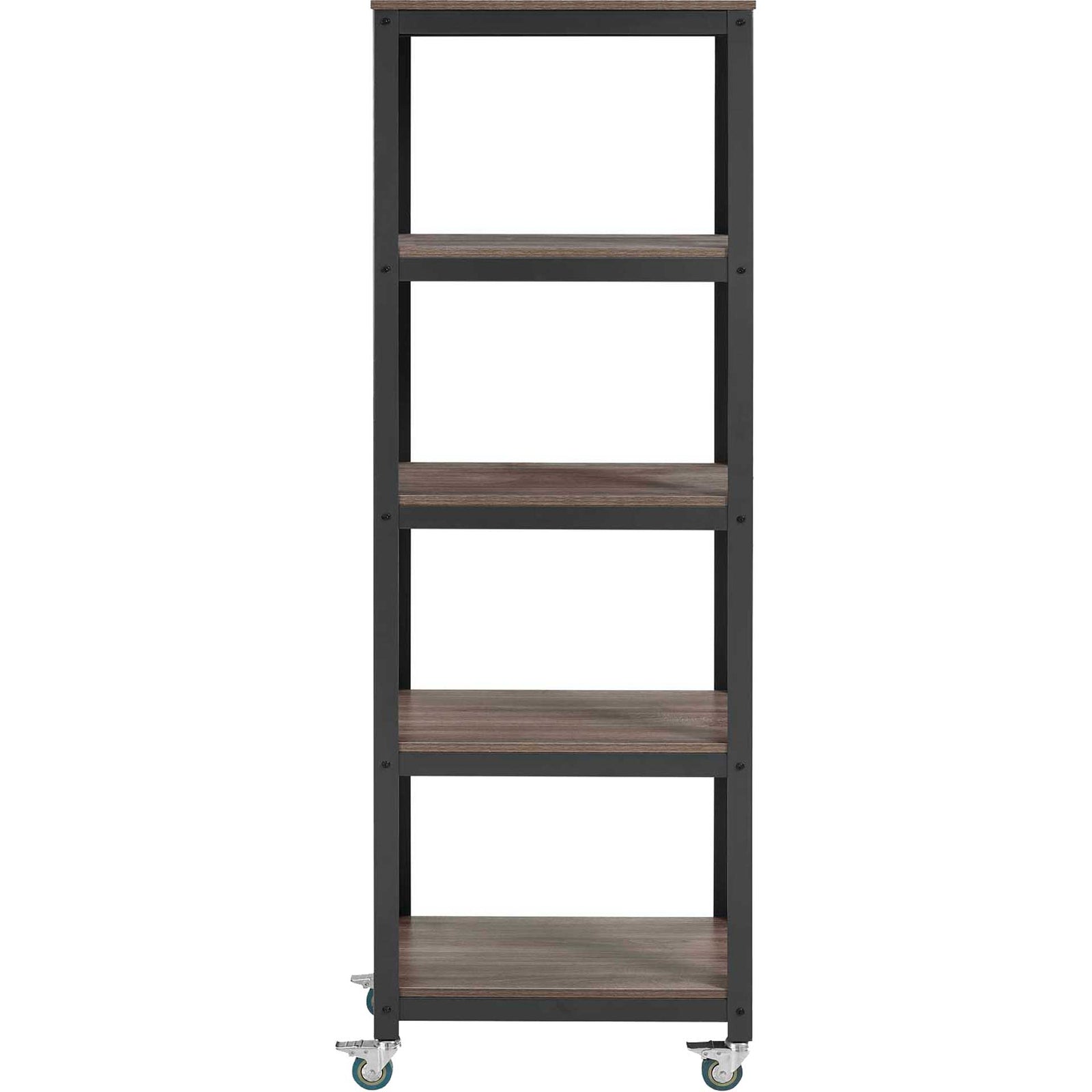 Ventura Bookcase Gray/Walnut