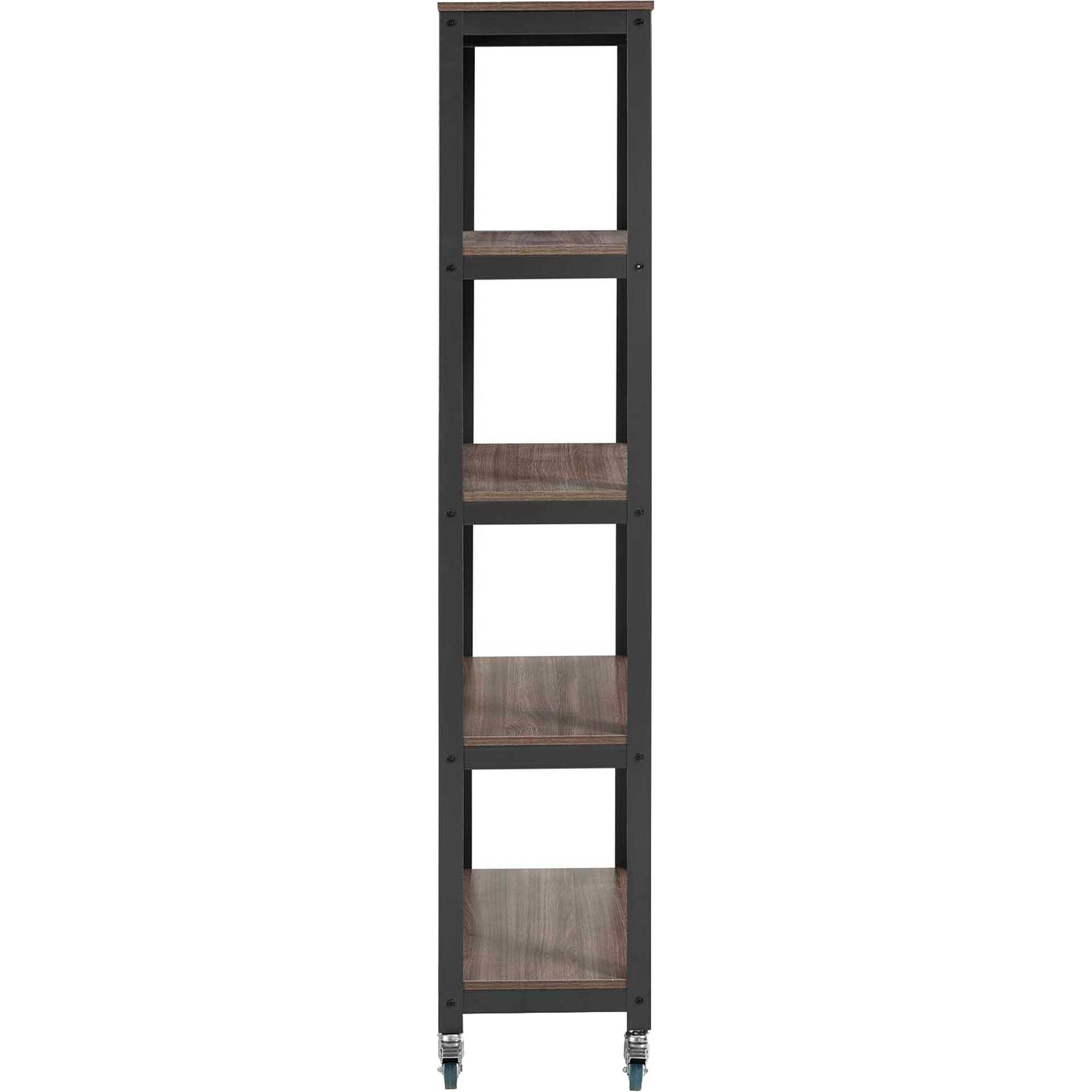 Ventura Bookcase Gray/Walnut