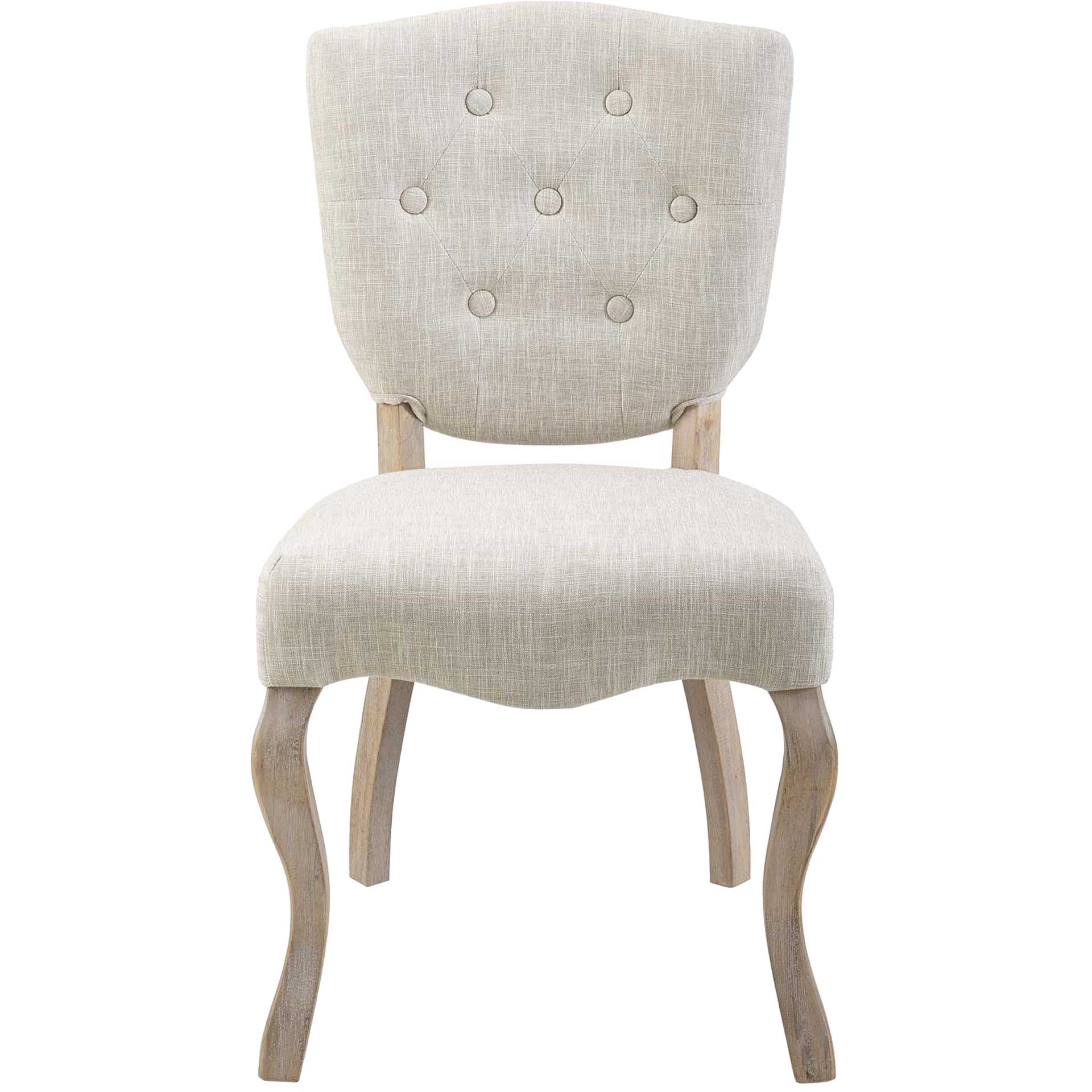 Angie Upholstered Dining Side Chair Beige