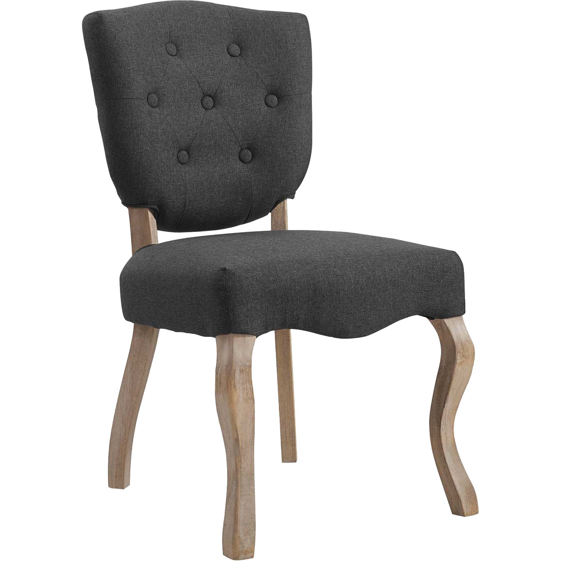 Angie Upholstered Dining Side Chair Gray
