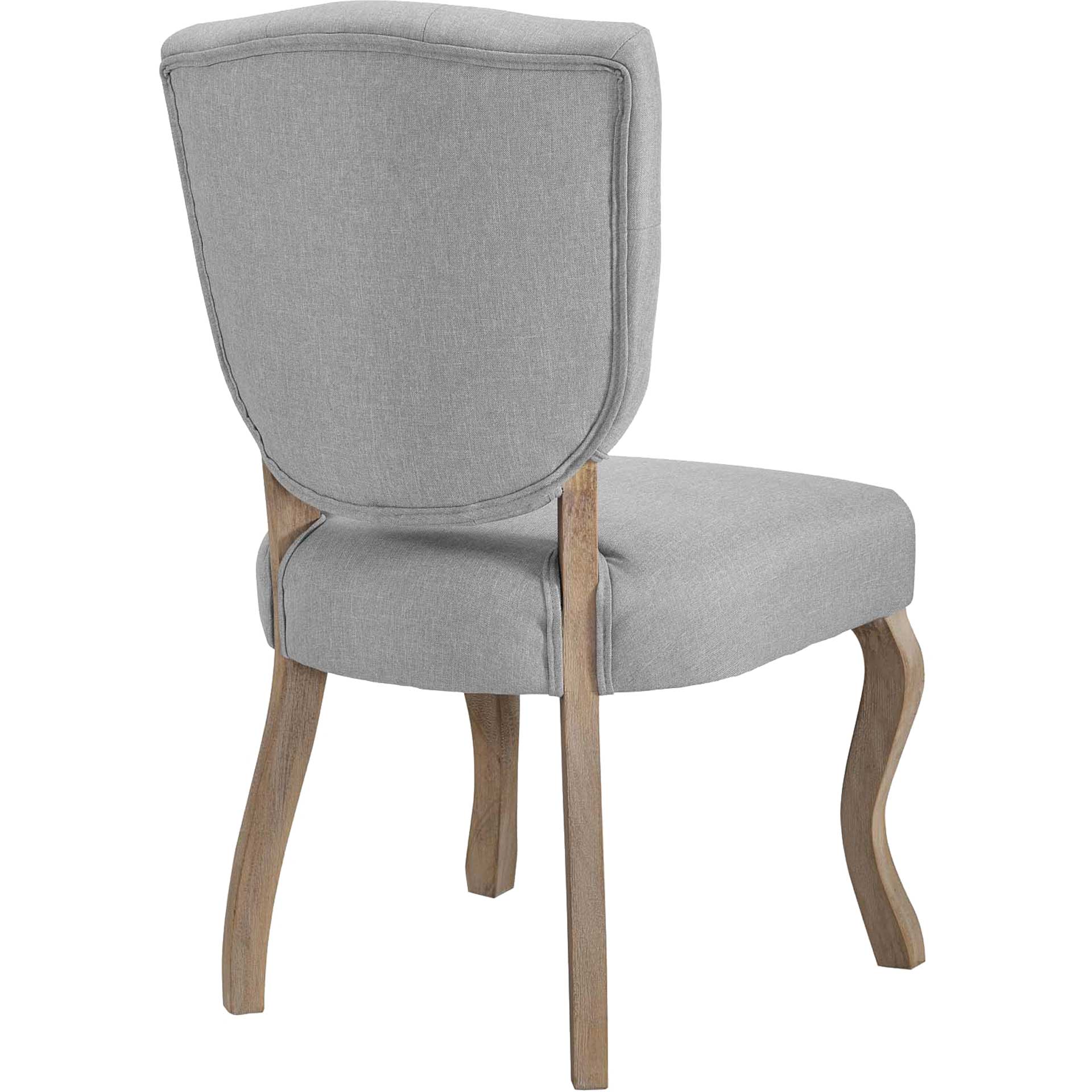 Angie Upholstered Dining Side Chair Light Gray