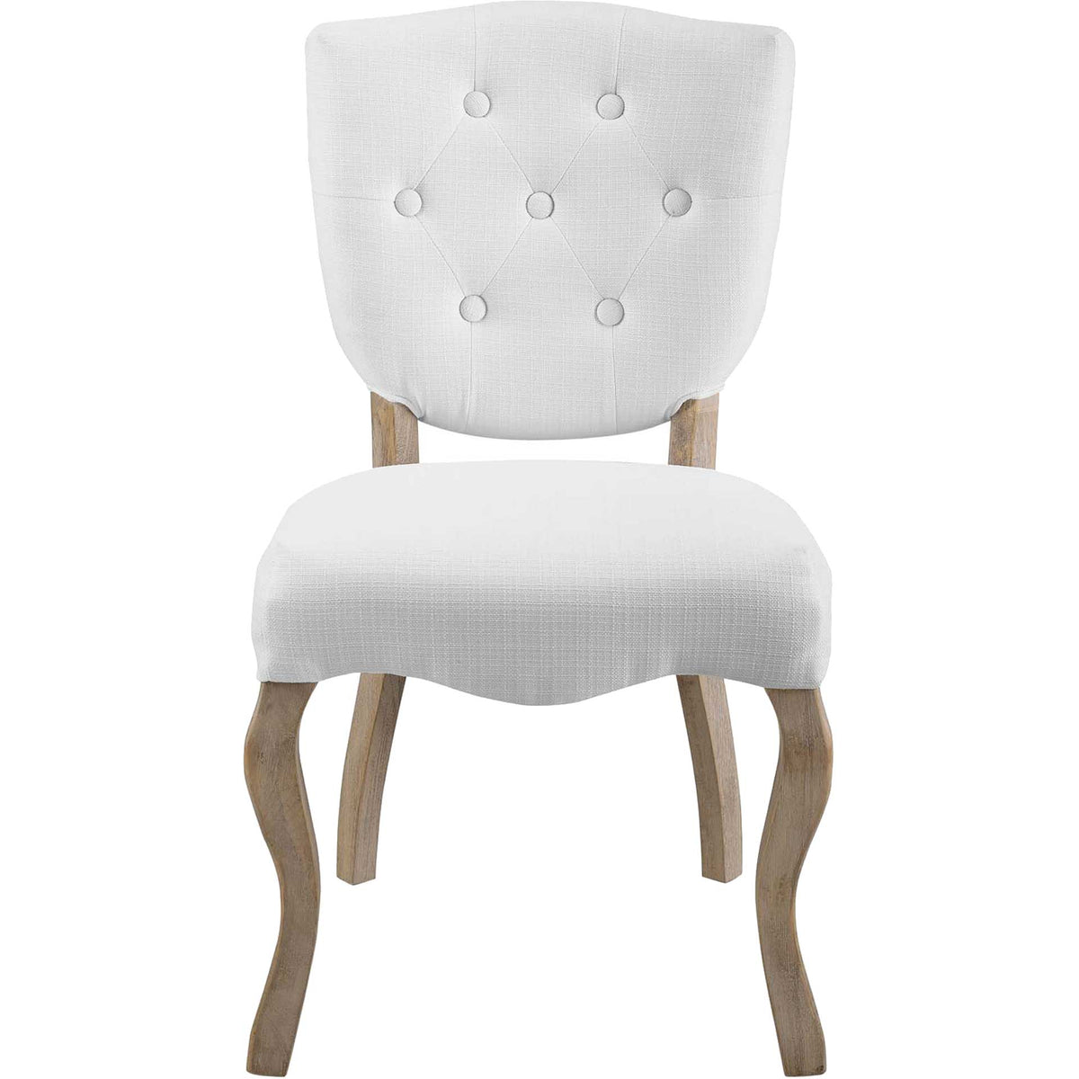 Angie Upholstered Dining Side Chair White