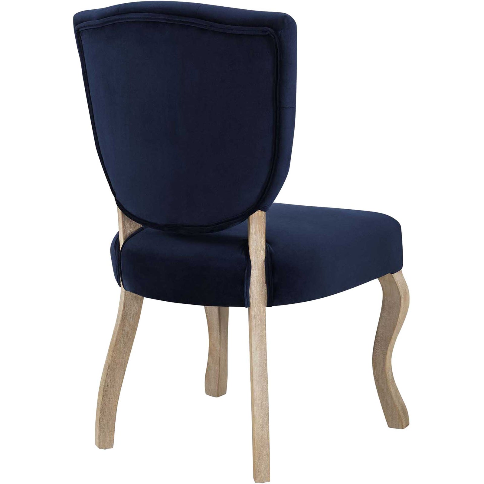 Angie Velvet Dining Side Chair Midnight Blue