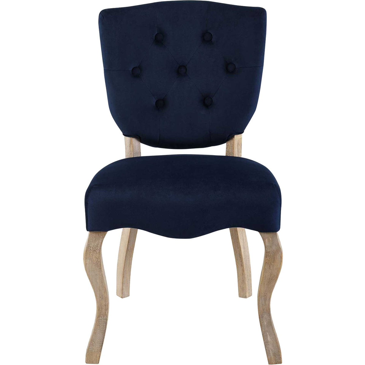 Angie Velvet Dining Side Chair Midnight Blue