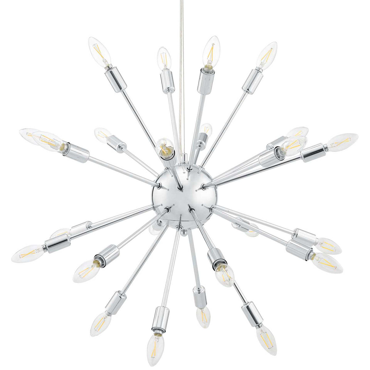 Gama Metal Chandelier Silver