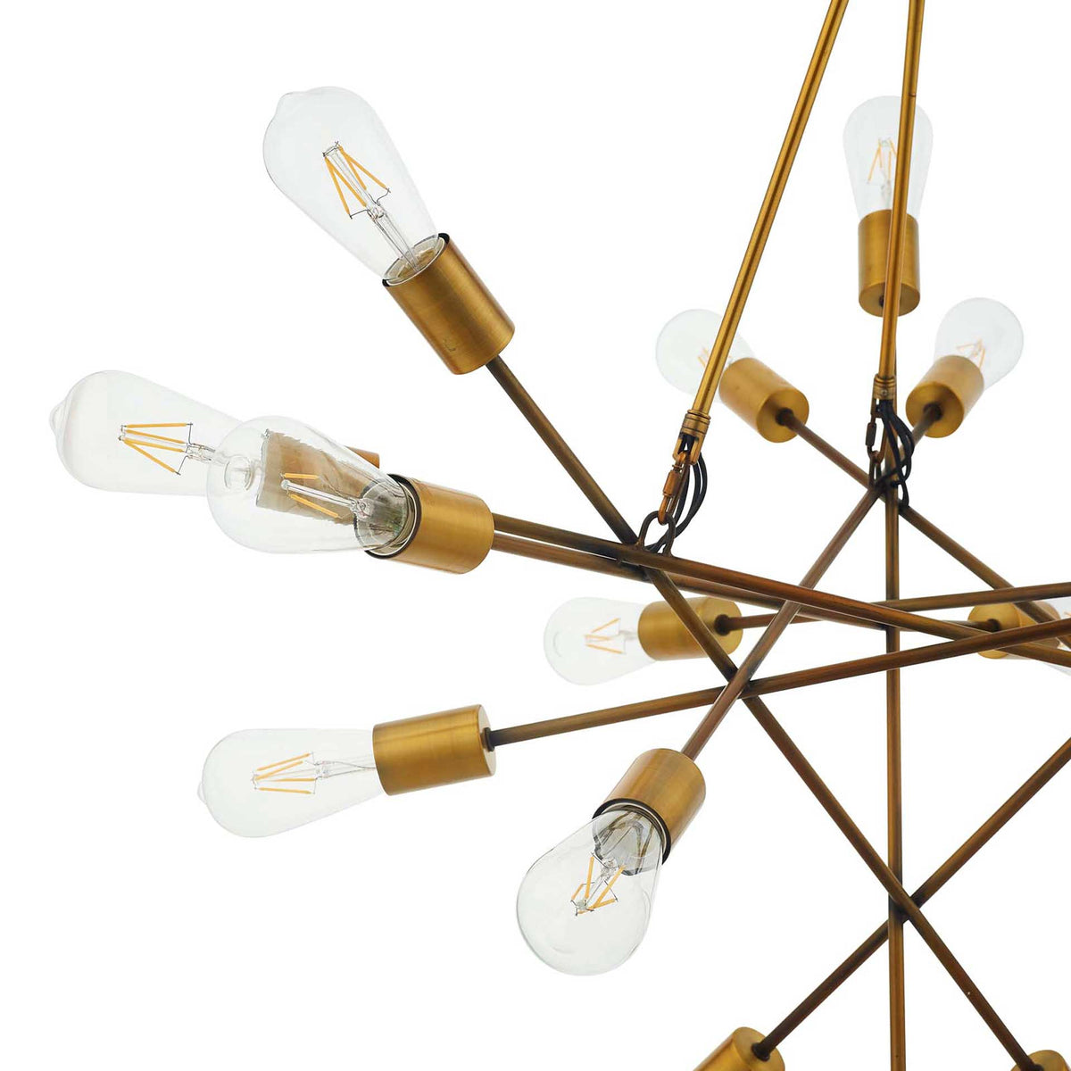 Roselyn 18 Light Pendant Chandelier Brass Gold