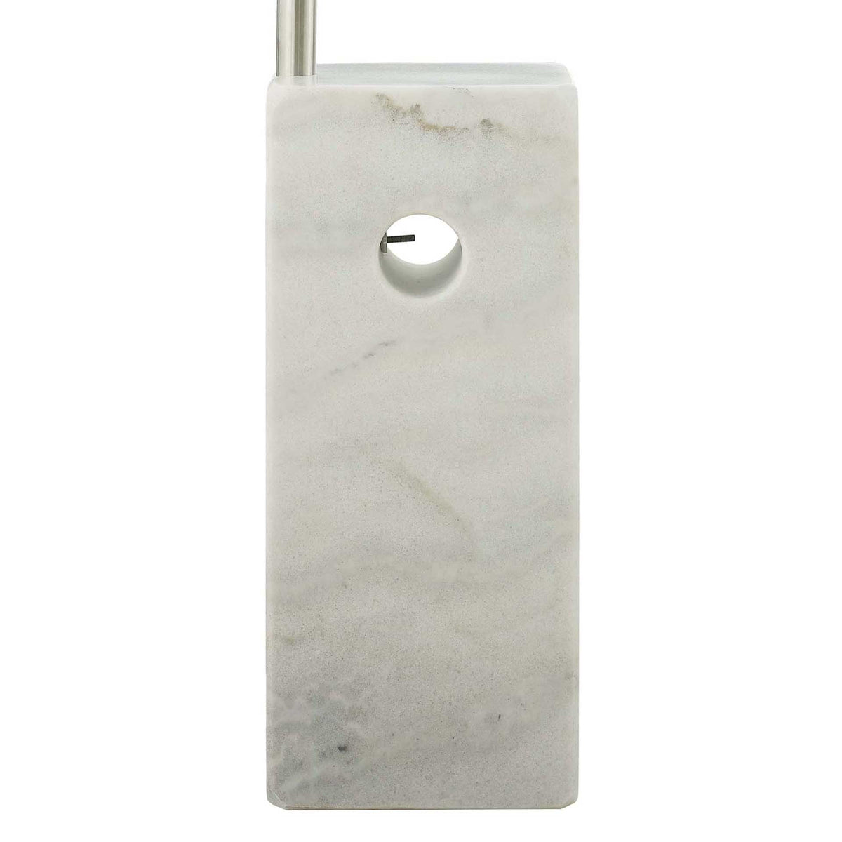 Sun Cube Marble Base Floor Lamp White