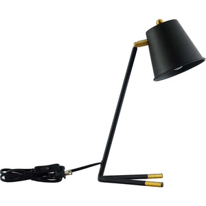 Delta Table Lamp Black
