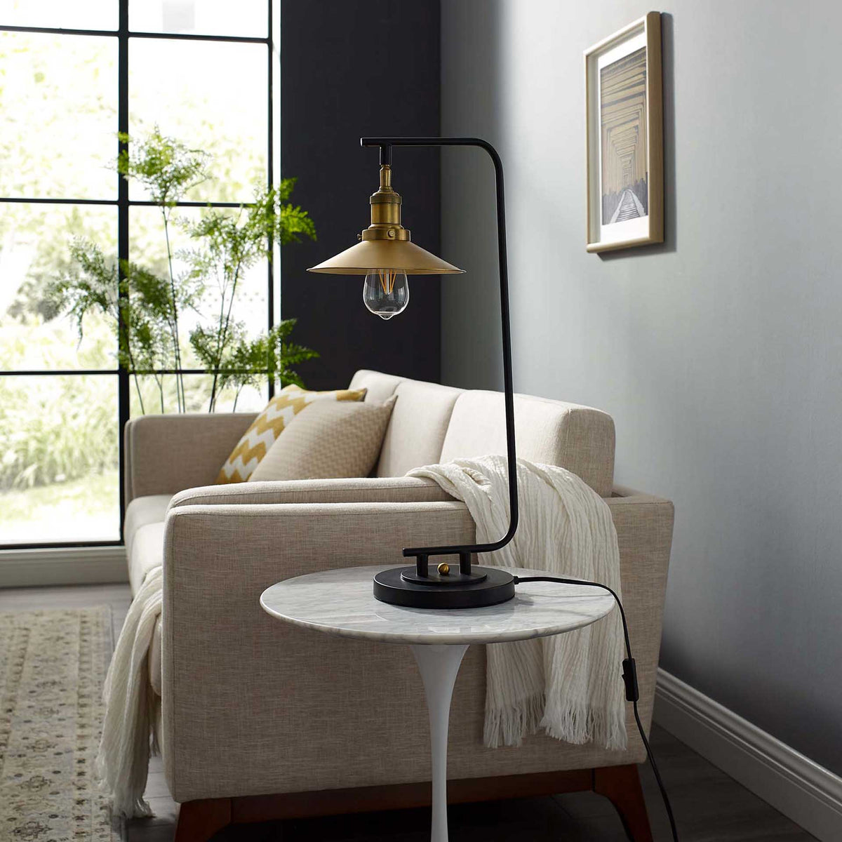 Anabelle Table Lamp Black/Gold