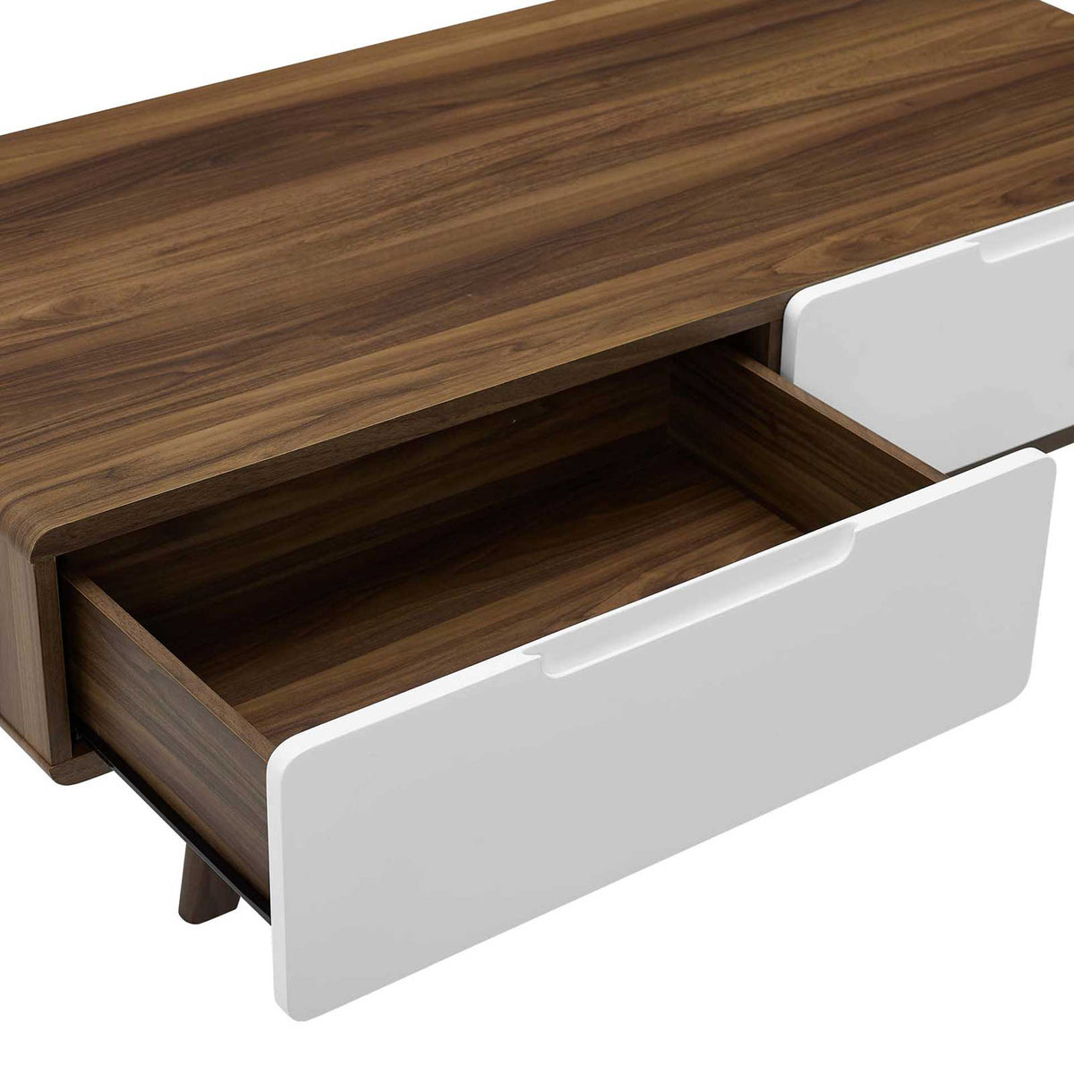 Orion Coffee Table Walnut/White