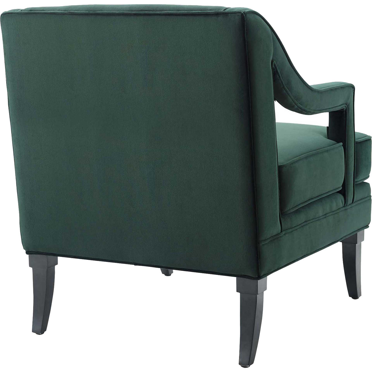 Cassandra Upholstered Velvet Armchair Green