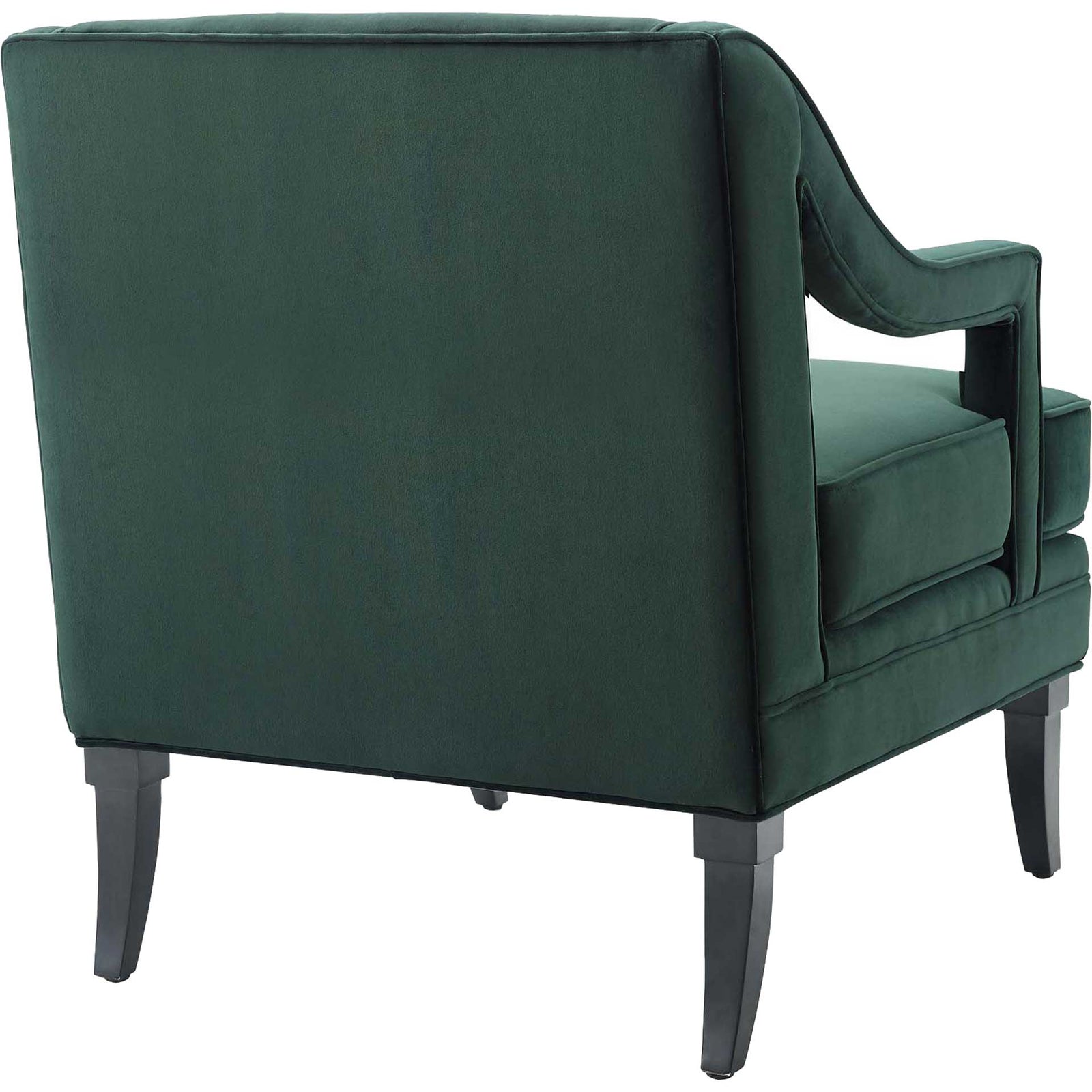 Cassandra Upholstered Velvet Armchair Green