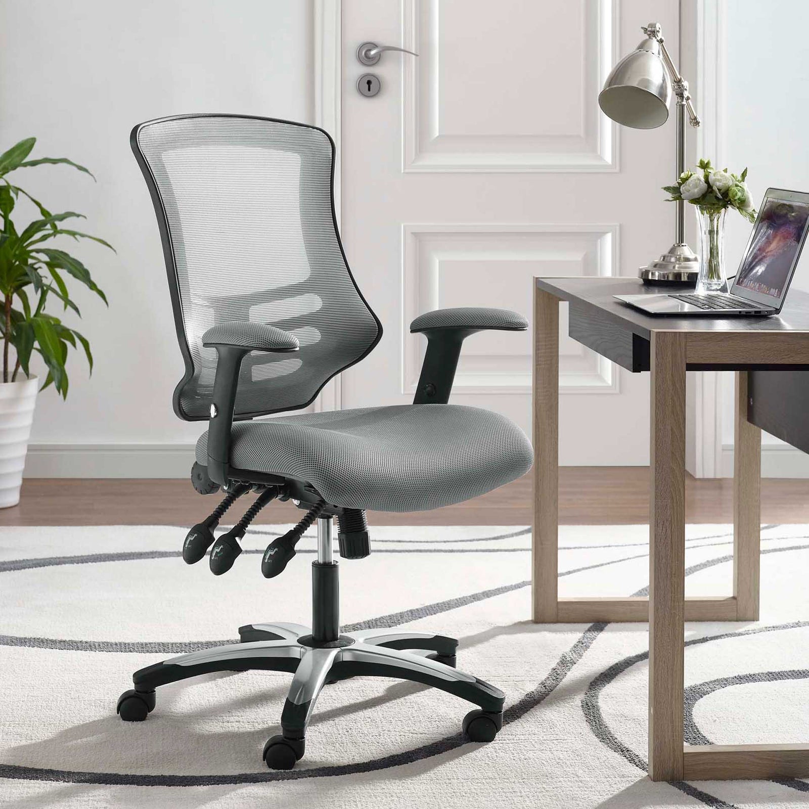 Christina Mesh Office Chair Gray