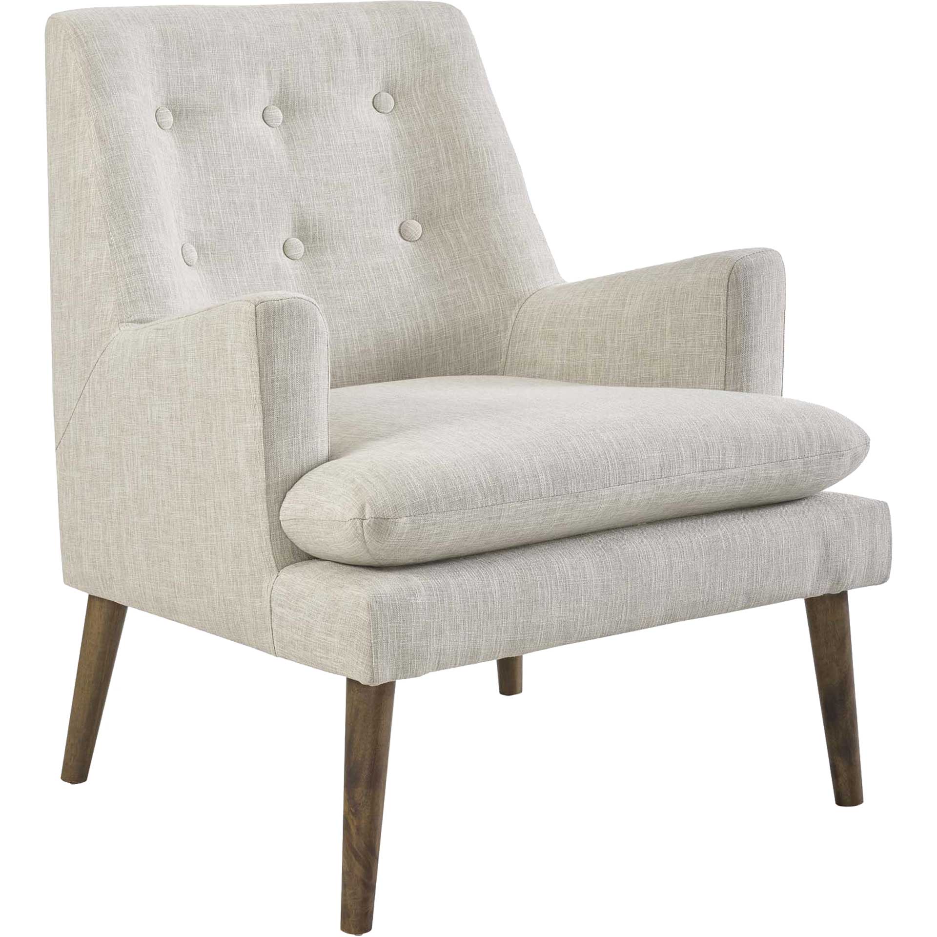 Lucas Upholstered Lounge Chair Beige