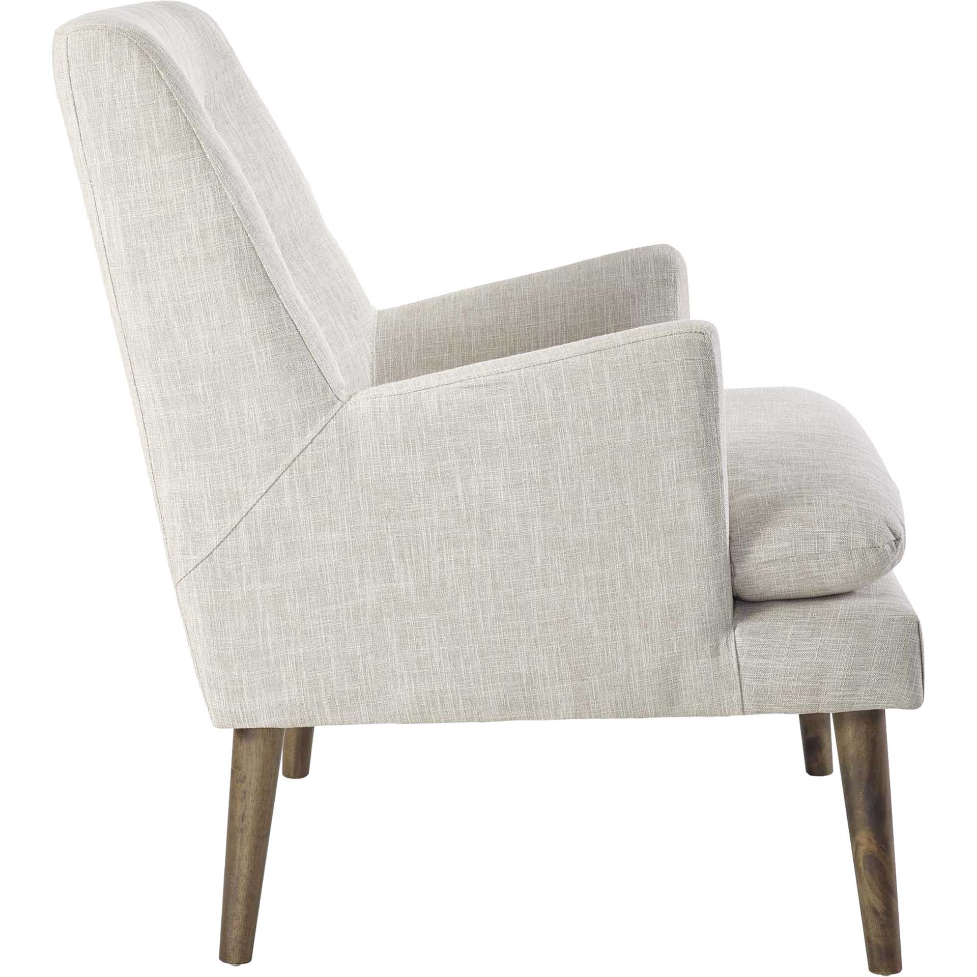 Lucas Upholstered Lounge Chair Beige