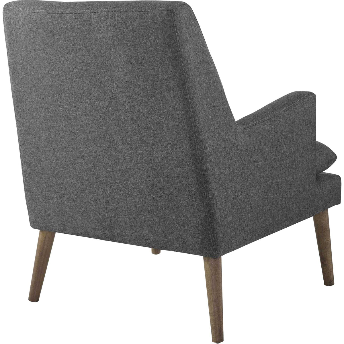 Lucas Upholstered Lounge Chair Gray