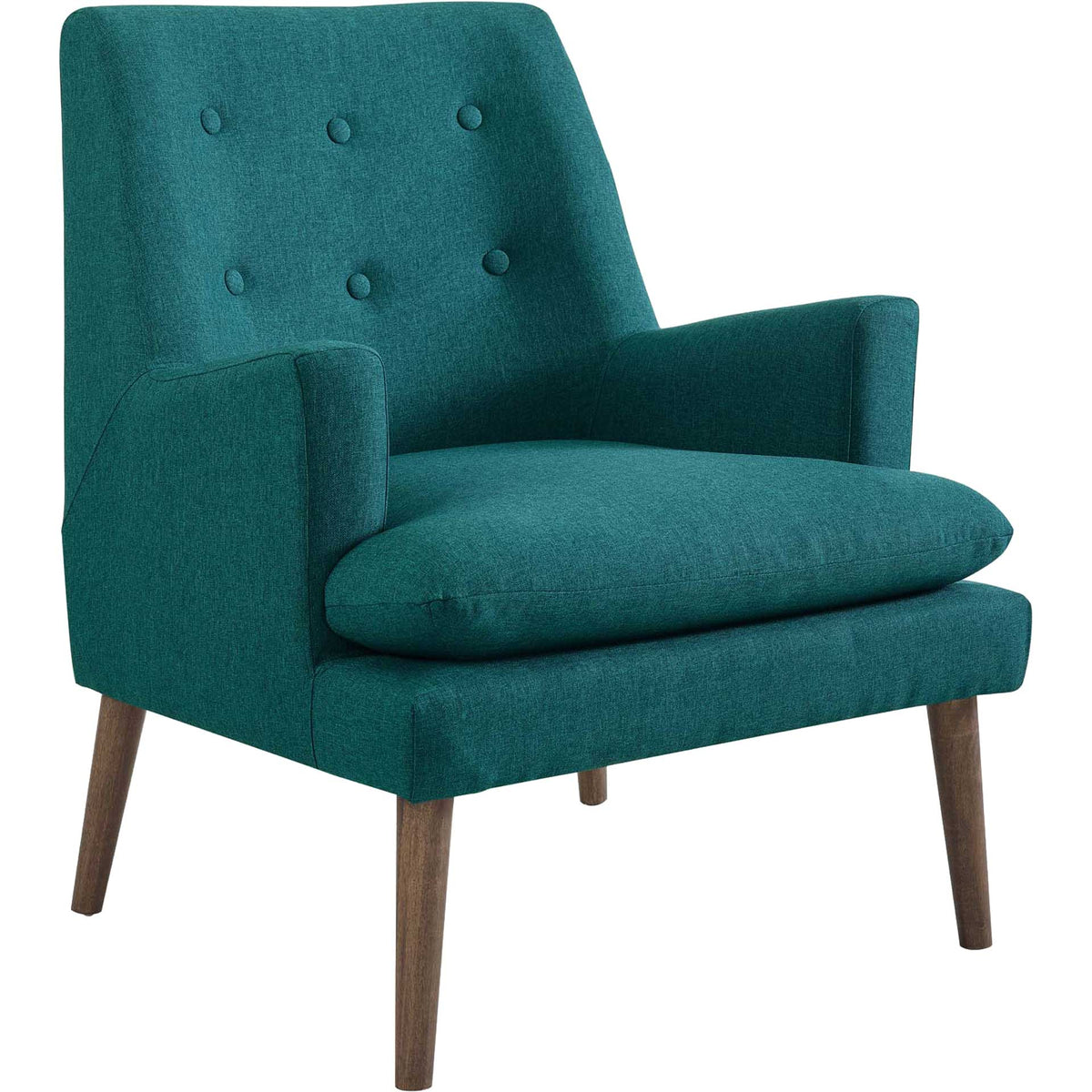 Lucas Upholstered Lounge Chair Teal