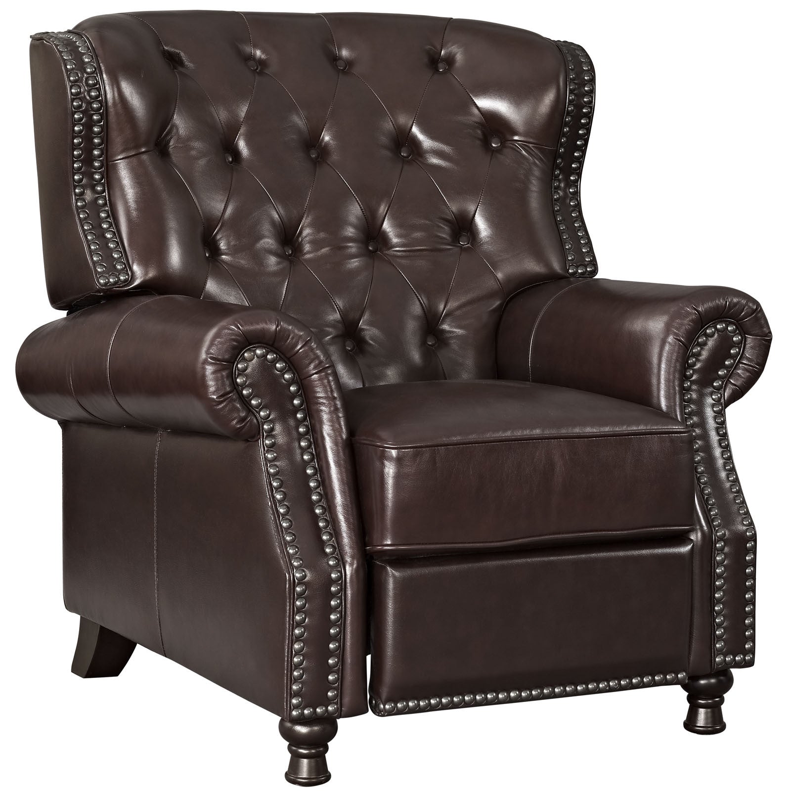 Coy Recliner Dark Brown