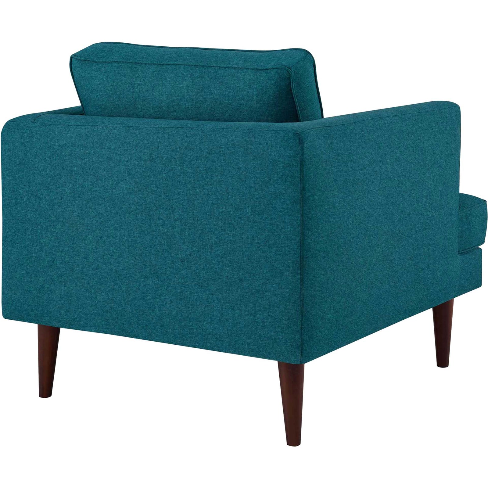 Aisley Upholstered Fabric Armchair Teal
