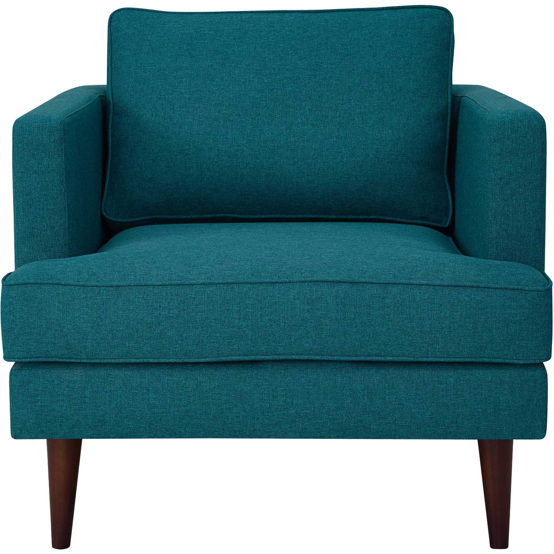 Aisley Upholstered Fabric Armchair Teal