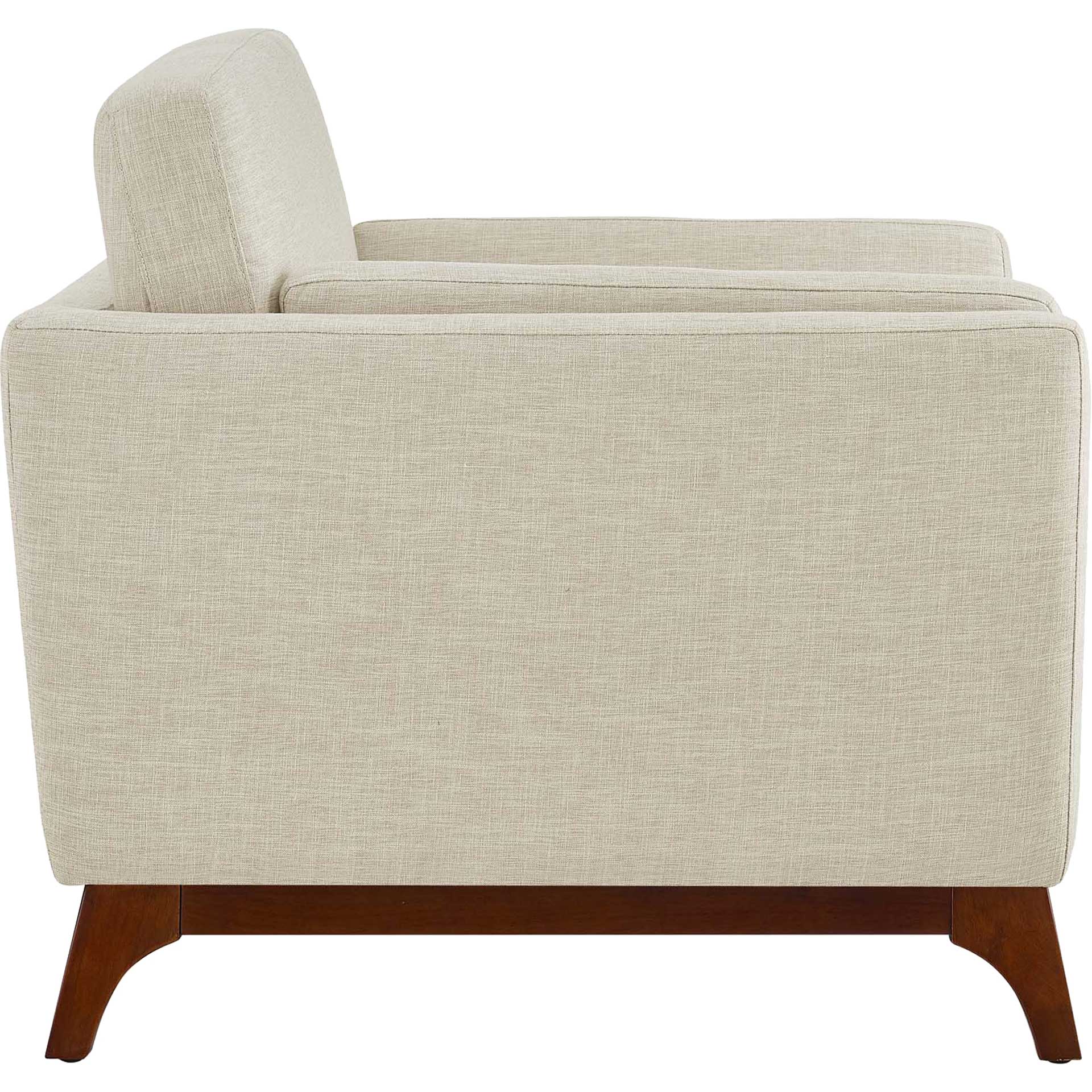 Casa Upholstered Fabric Armchair Beige