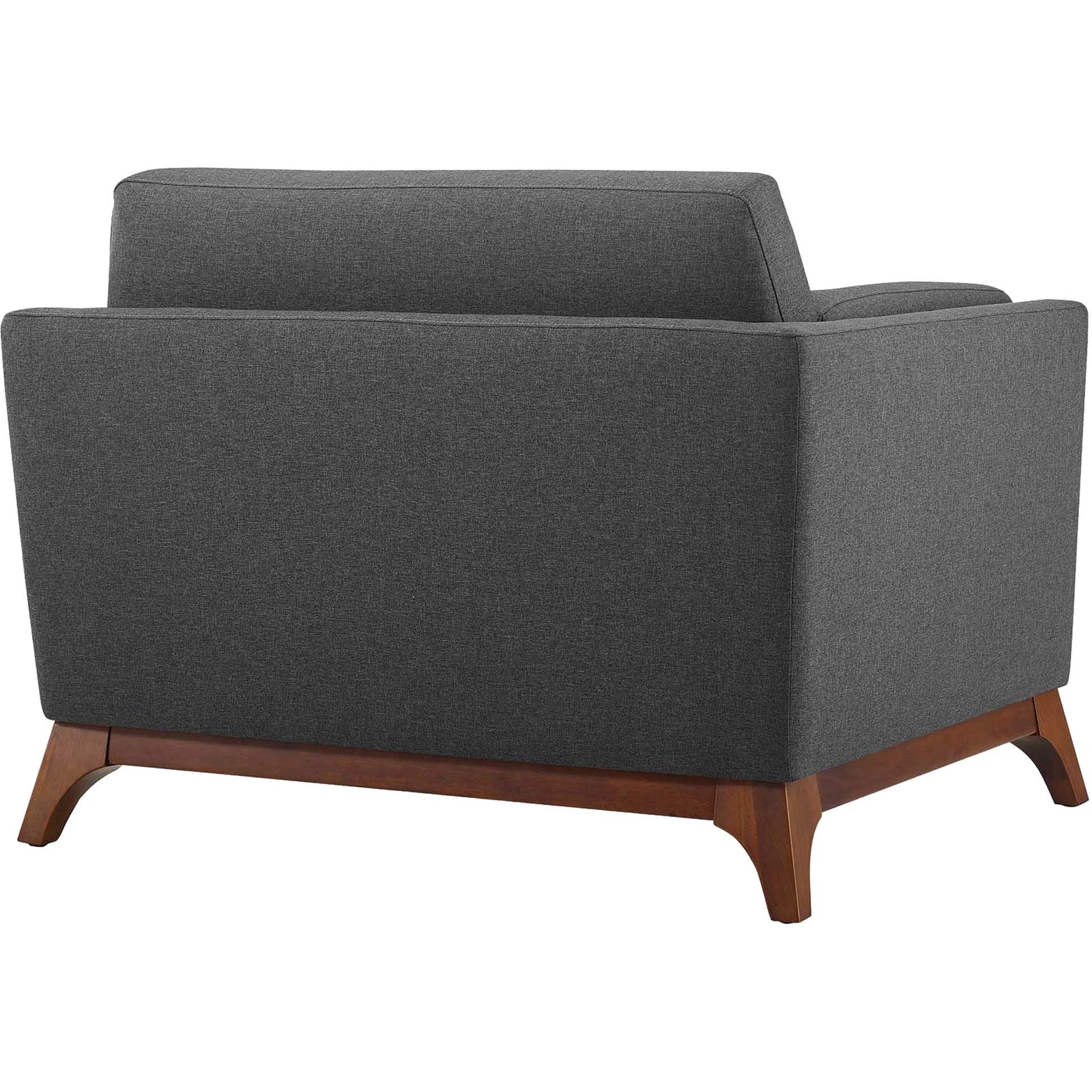 Casa Upholstered Fabric Armchair Gray