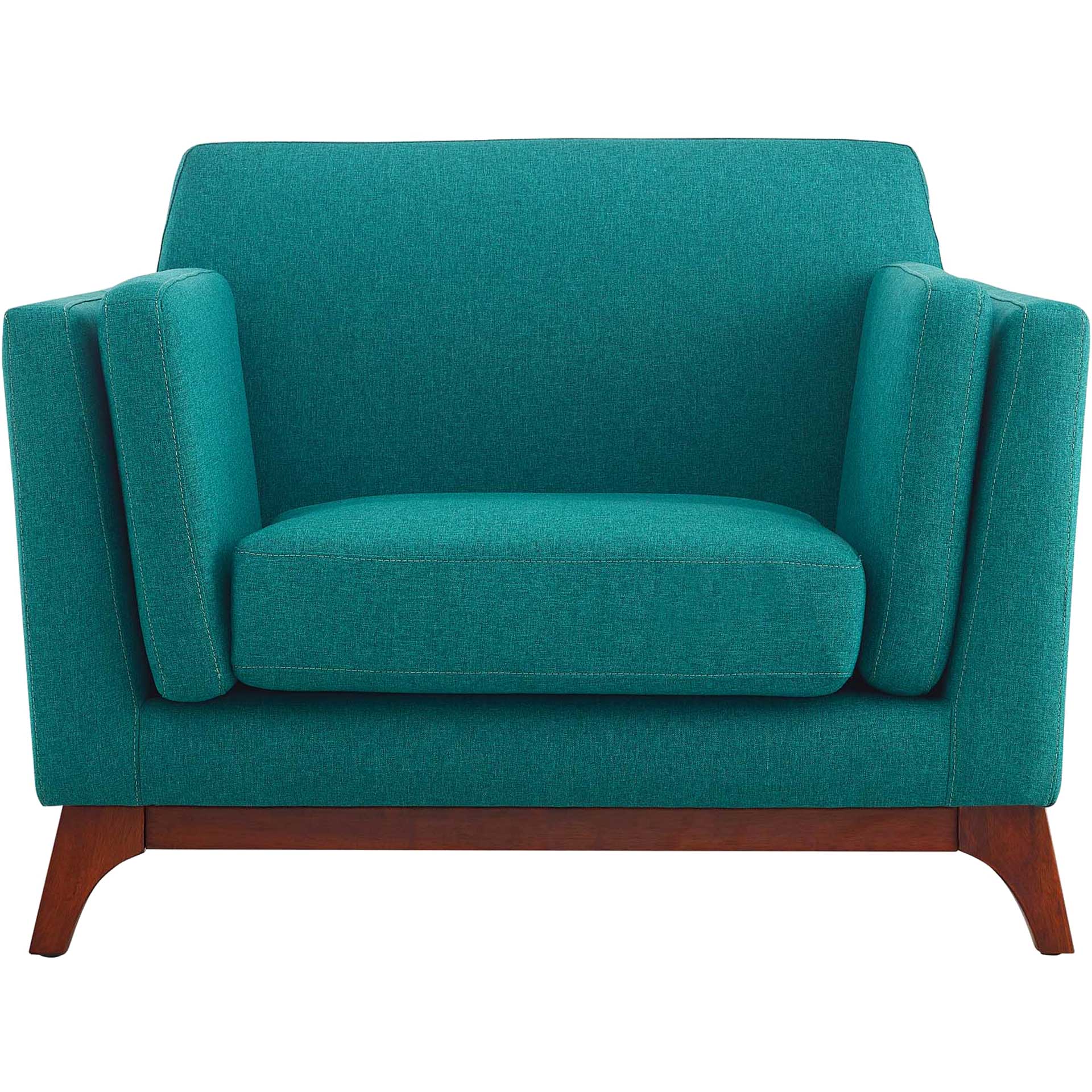 Casa Upholstered Fabric Armchair Teal