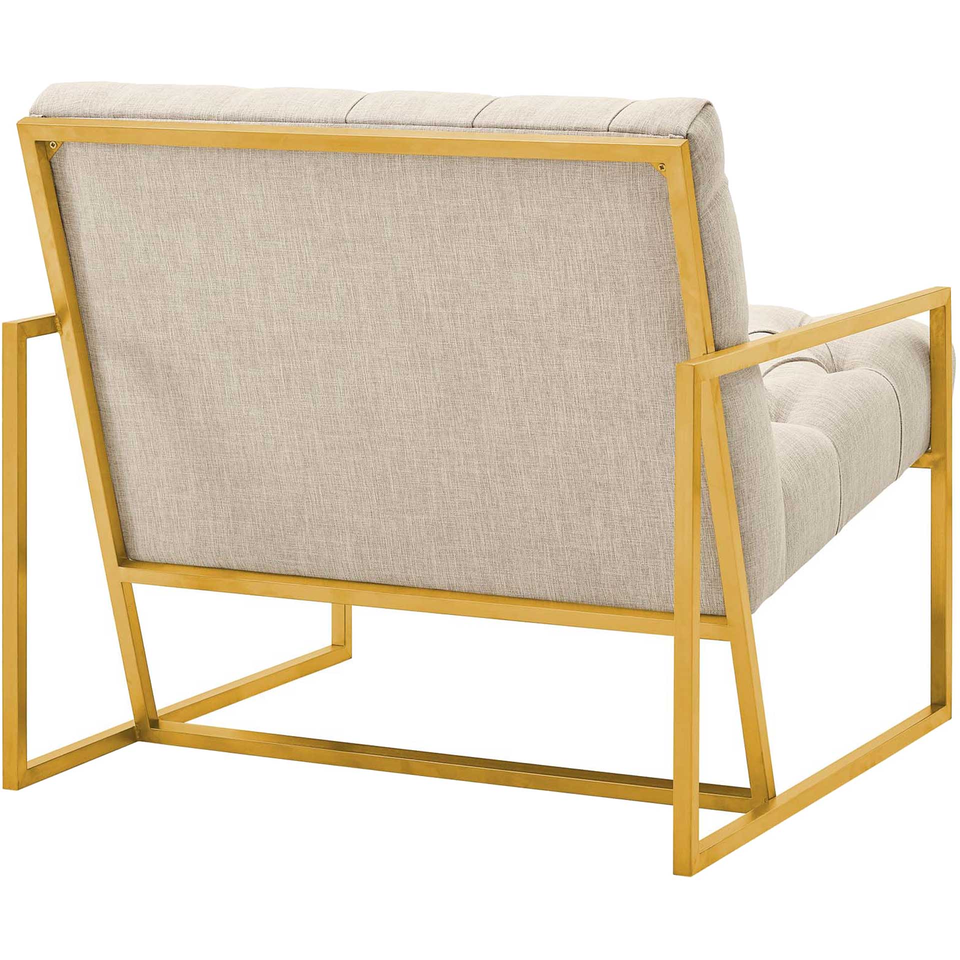 Ballston Fabric Accent Chair Beige