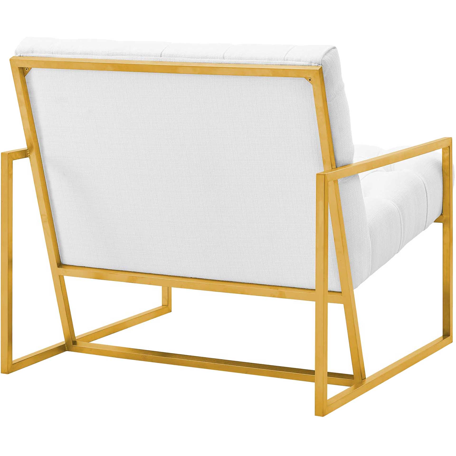 Ballston Fabric Accent Chair White