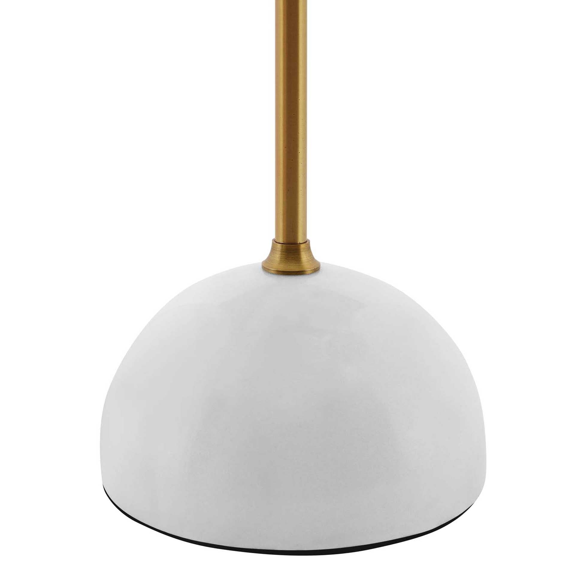 Carson Bronze and White Marble Table Lamp Bronze/White