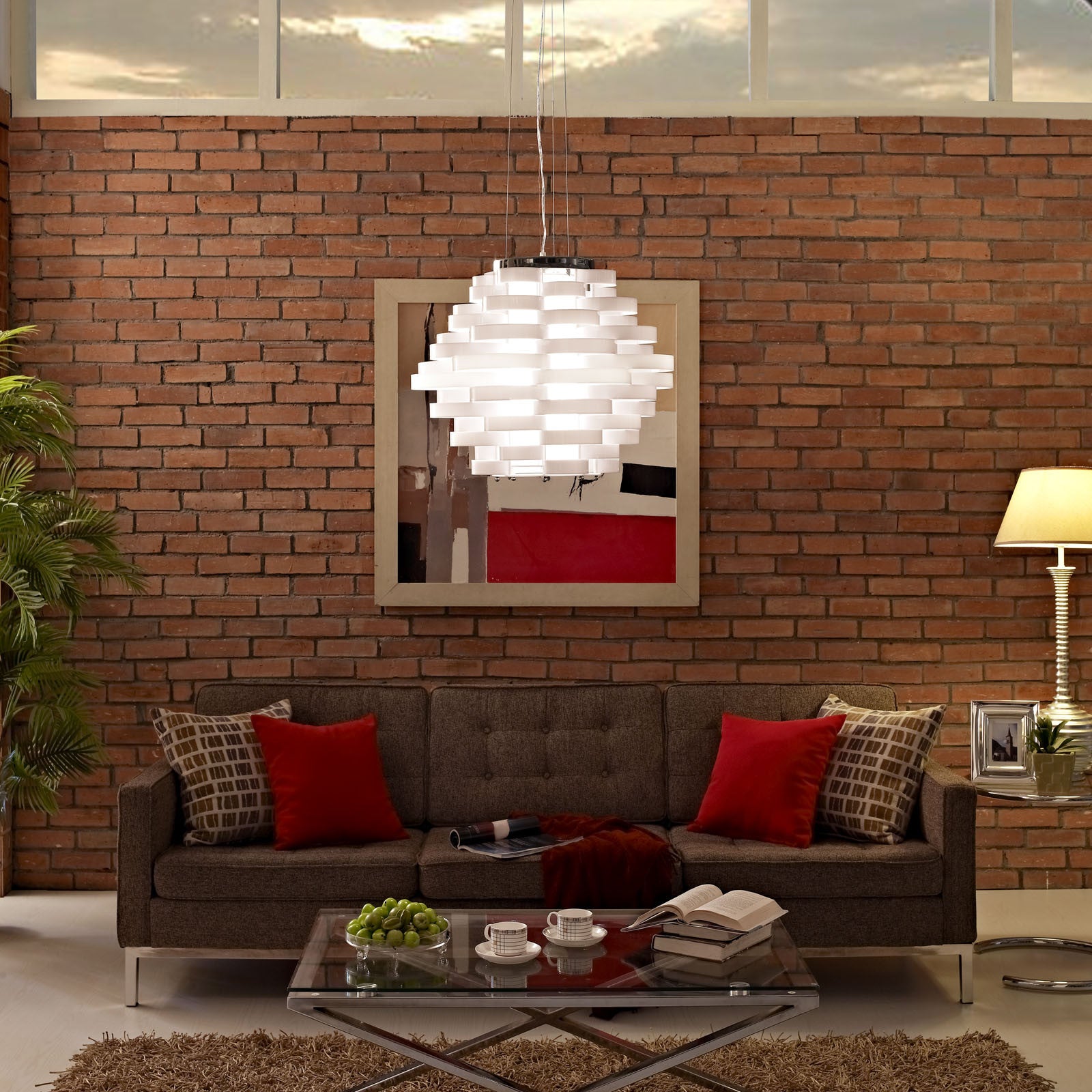 Lot Pendant Light White