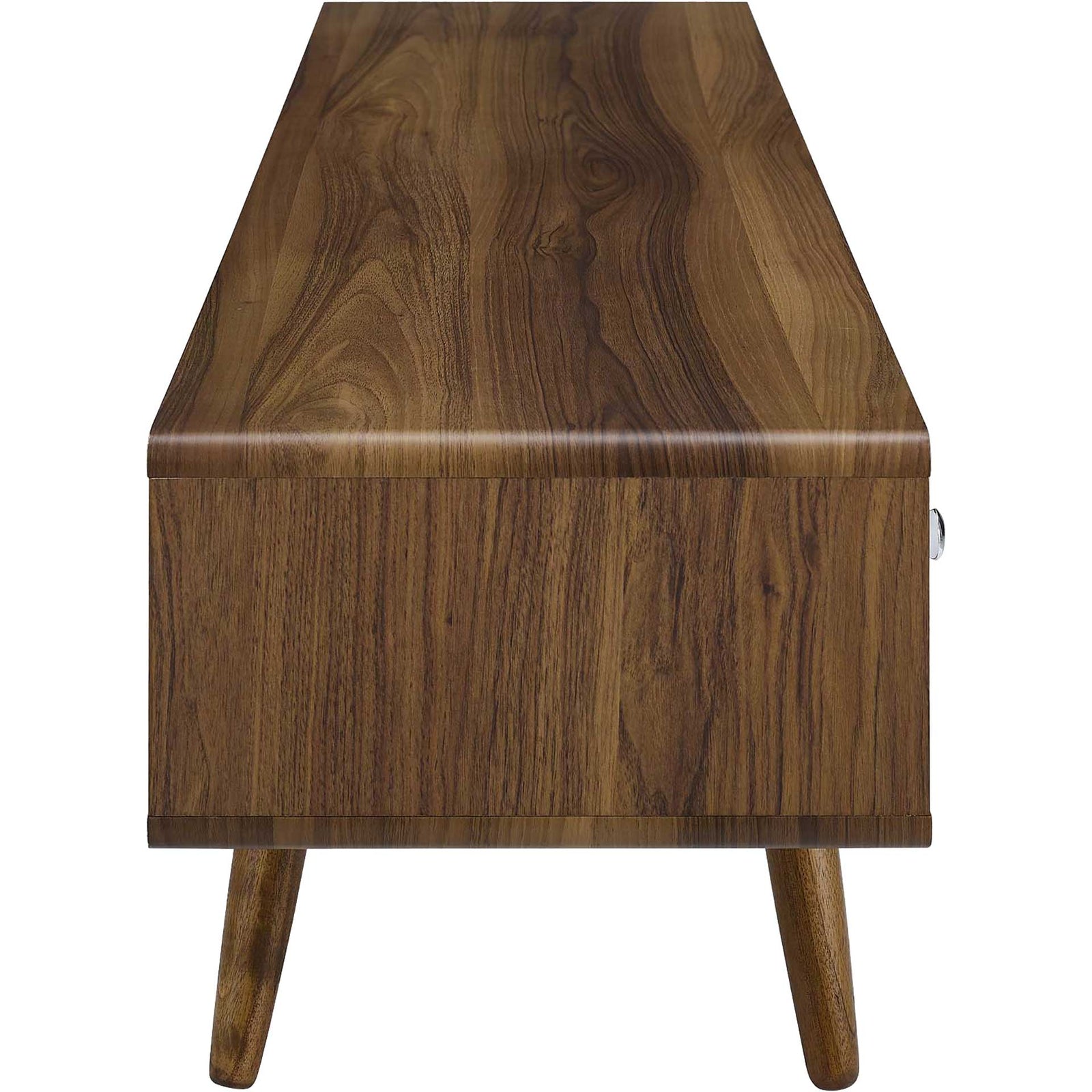 Tiffin Media Console TV Stand Walnut/White