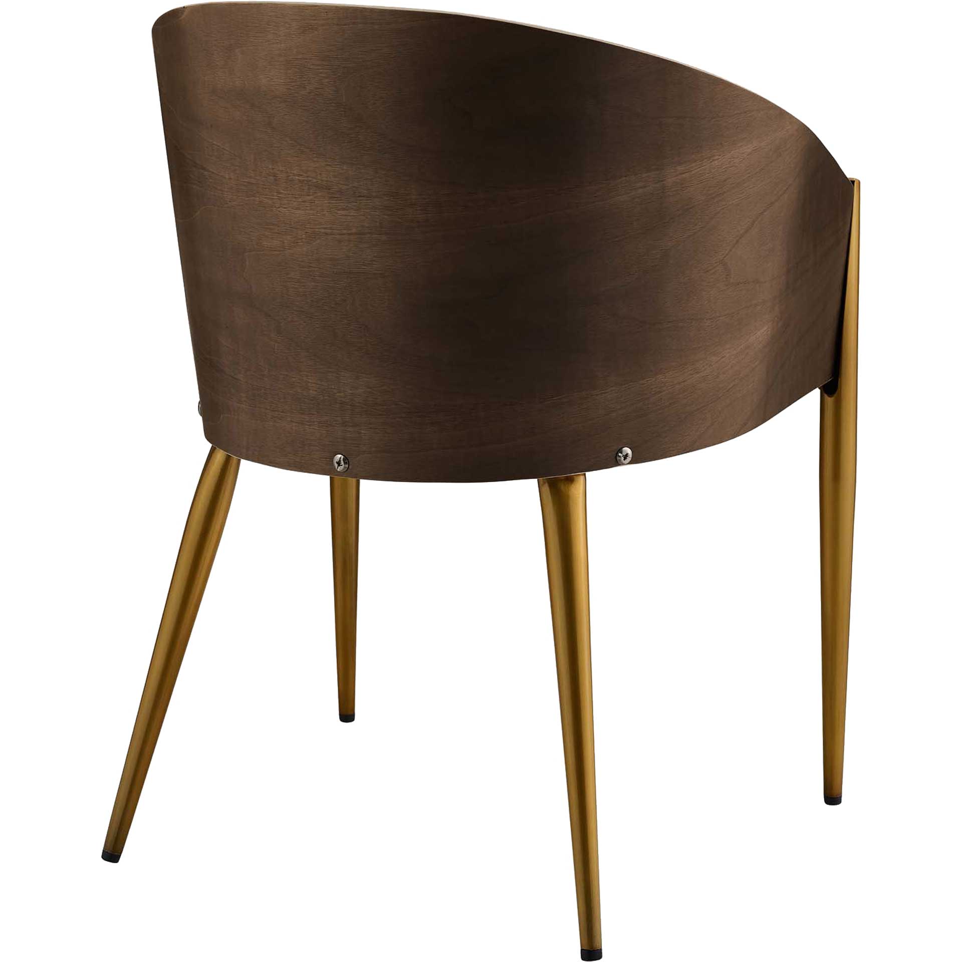 Costa Faux Leather Dining Armchair Gold
