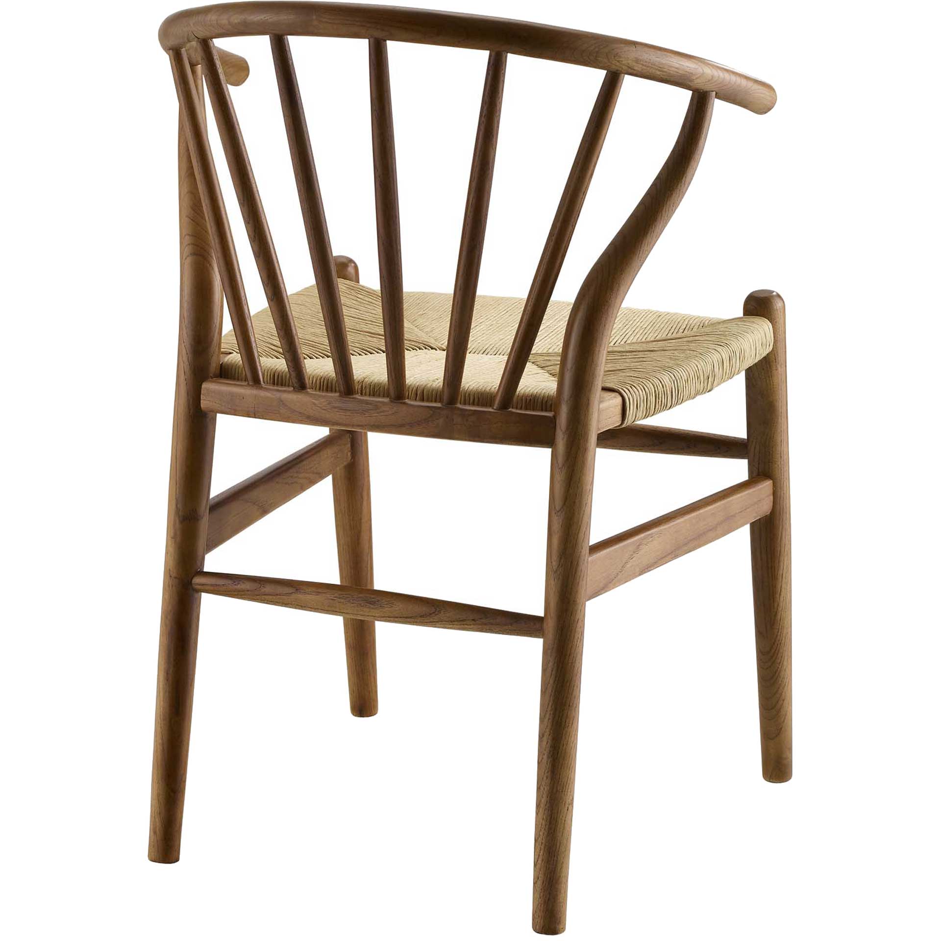Foster Spindle Wood Side Chair Walnut