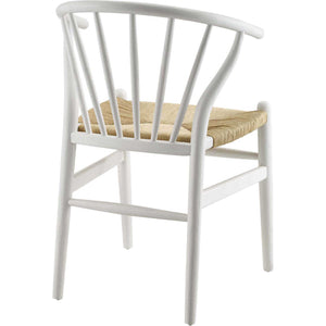 Foster Spindle Wood Side Chair White