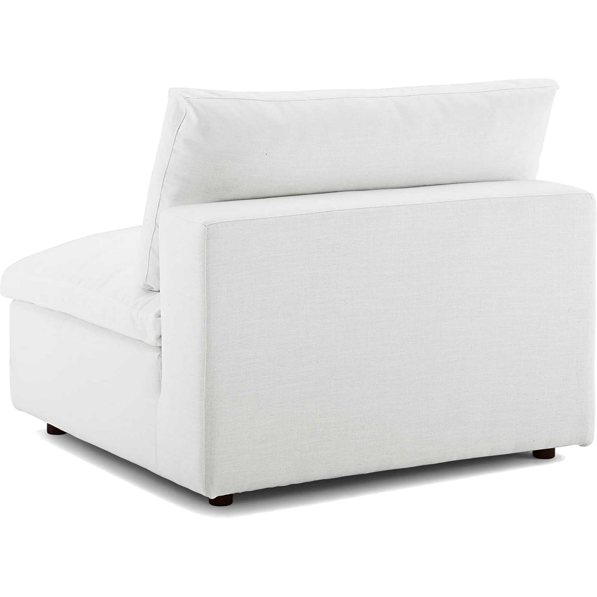 Carmen L-Shaped Sectional Sofa White