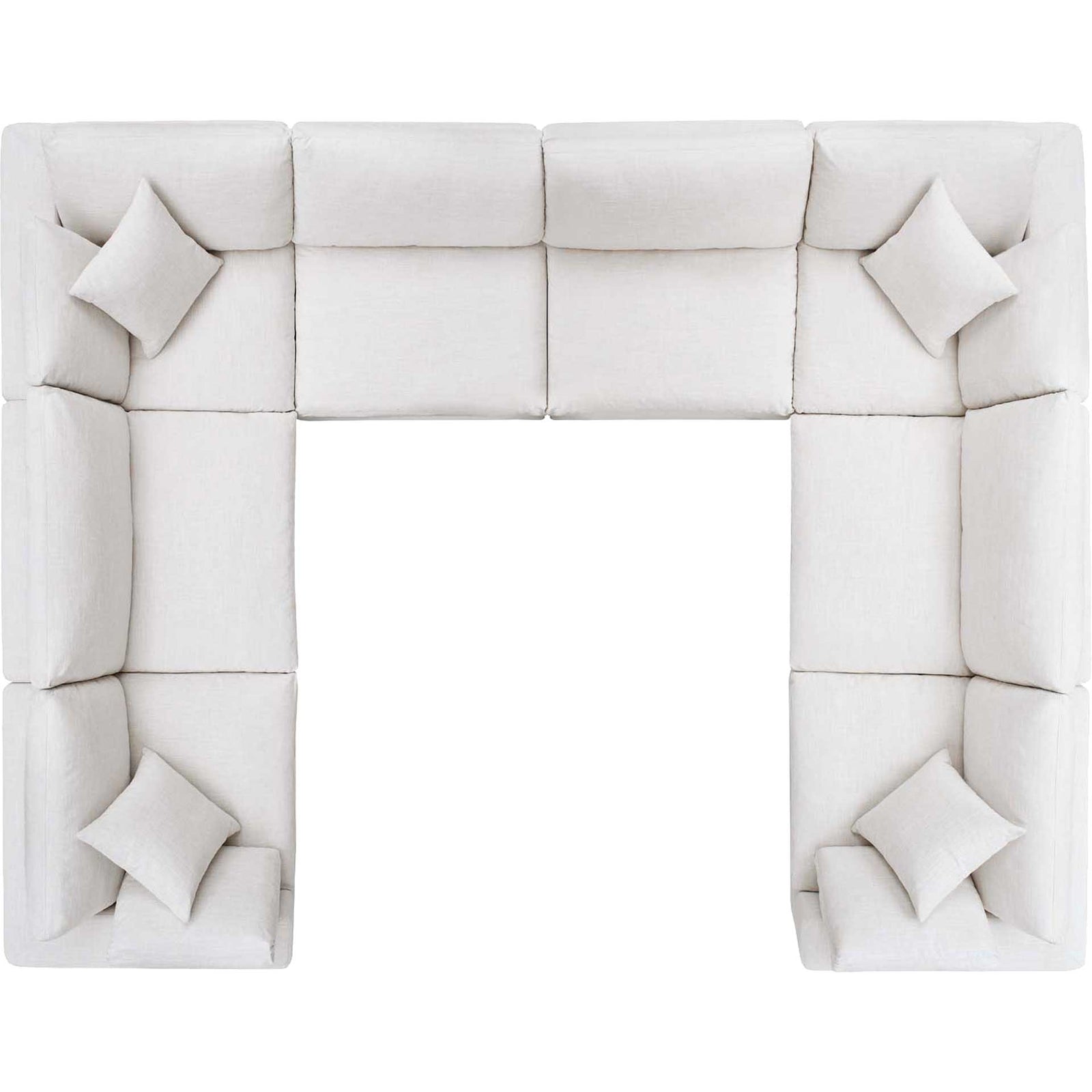 Carmen 8 Piece Modular Sectional Sofa Beige