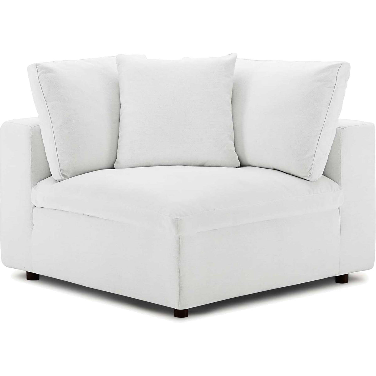 Carmen 7 Piece Modular Sofa with Ottoman White