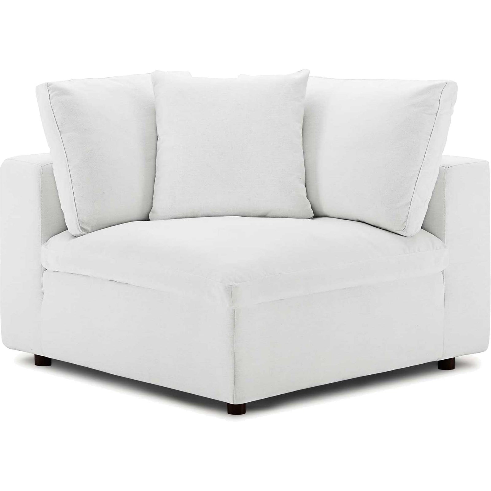 Carmen 7 Piece Modular Sofa with Ottoman White