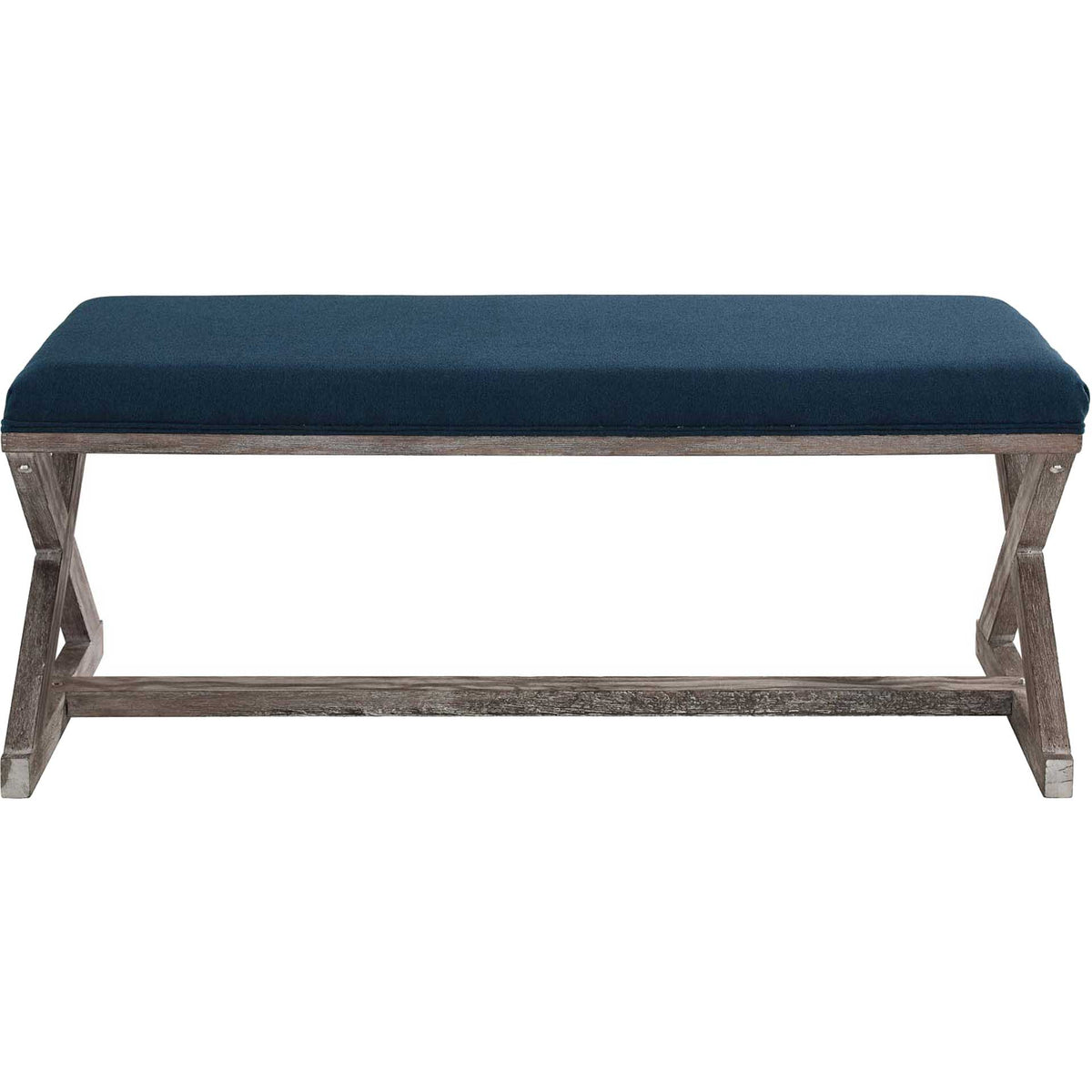 Park X-Brace Fabric Bench Navy