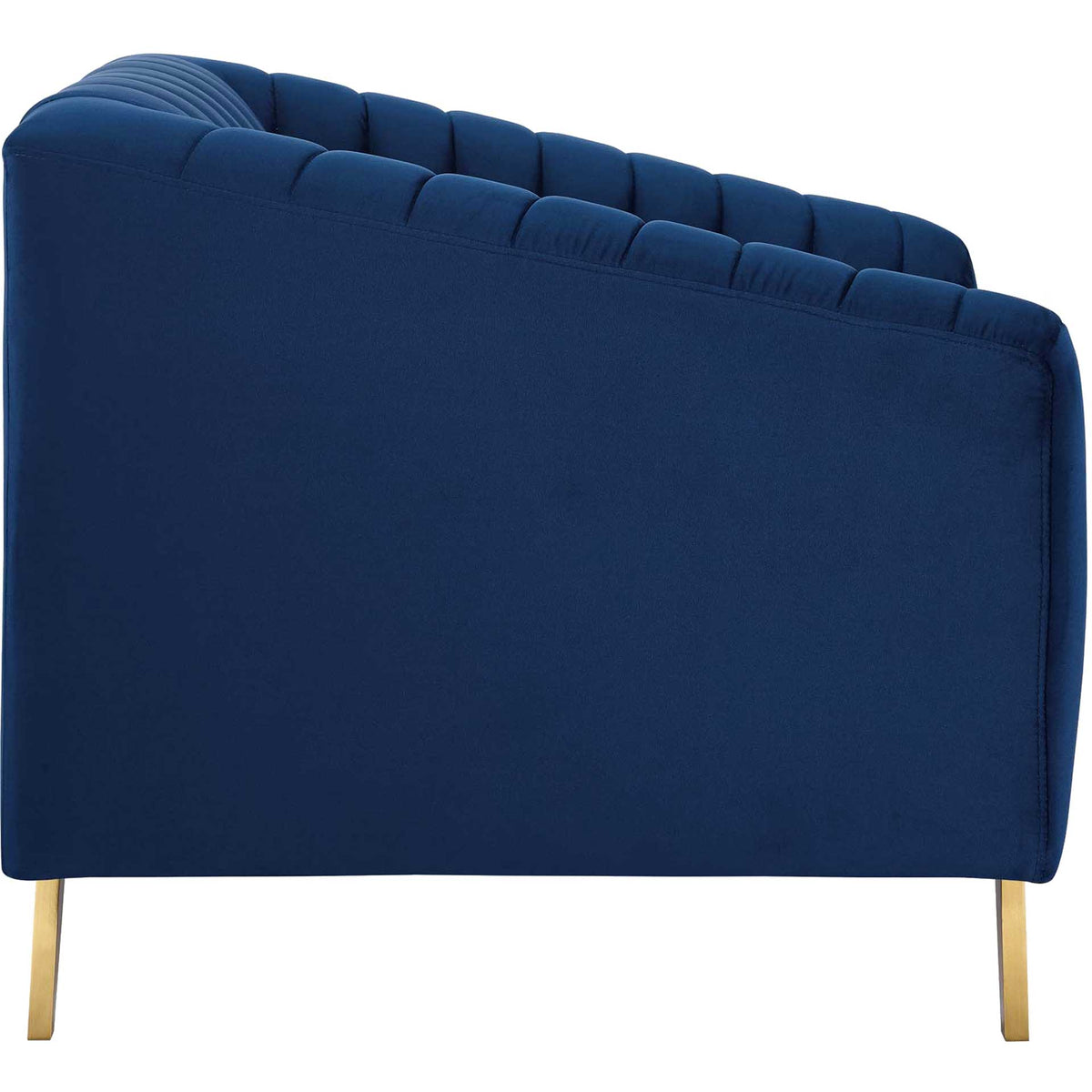 Vanessa Velvet Armchair Navy