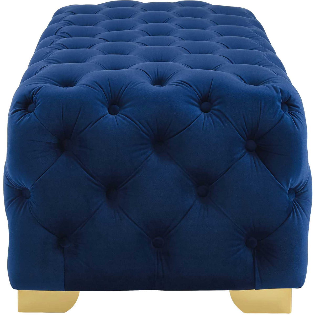 Sarah Velvet Bench Navy