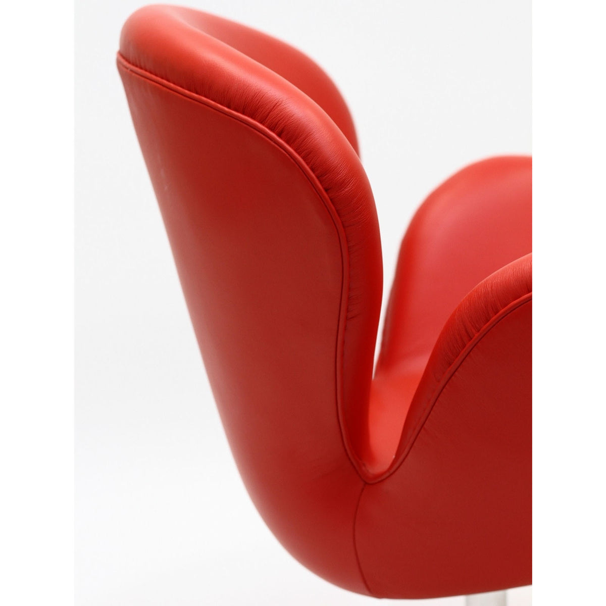 Wind Leather Lounge Chair Red