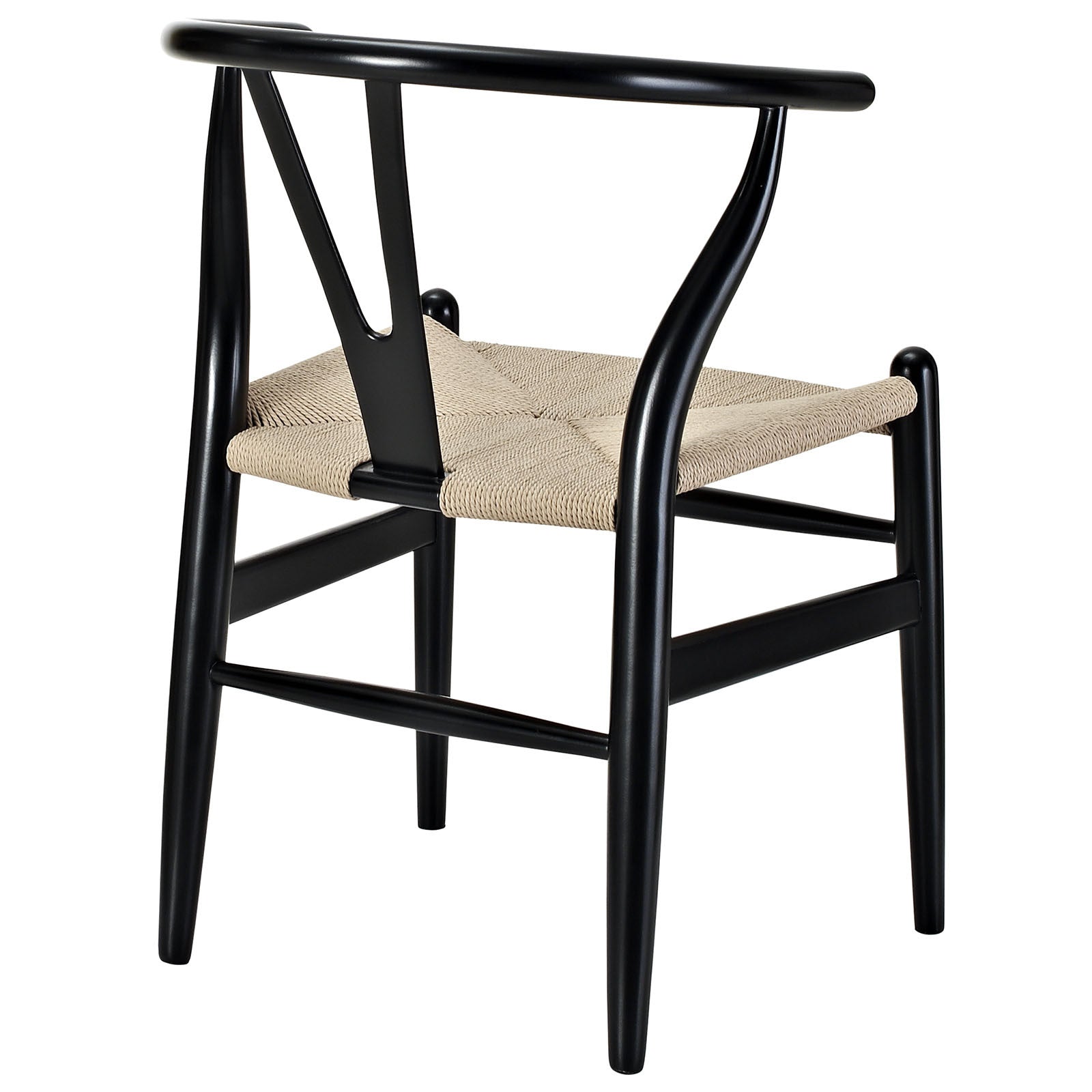 Amelot Wood Armchair Black