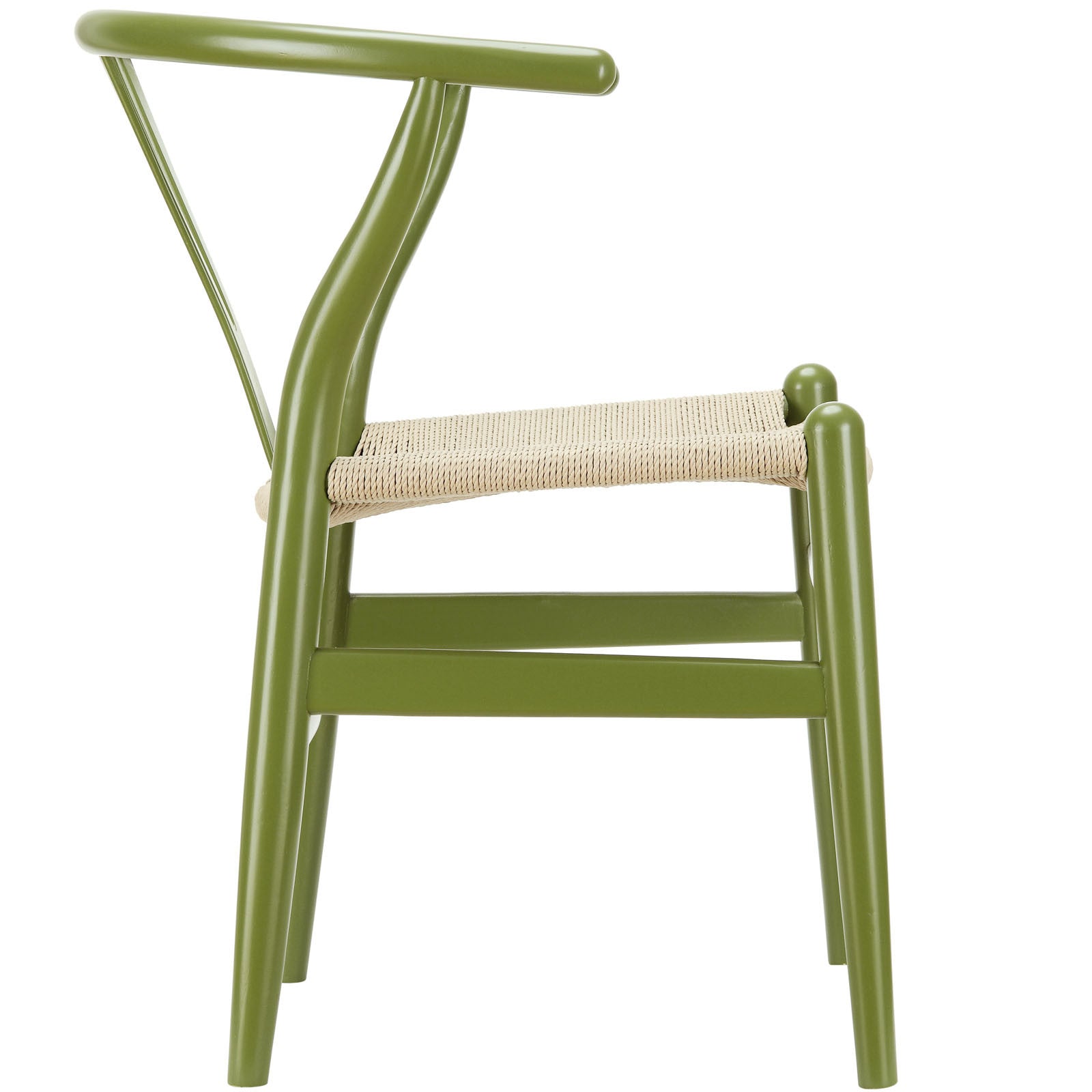Amelot Wood Armchair Green