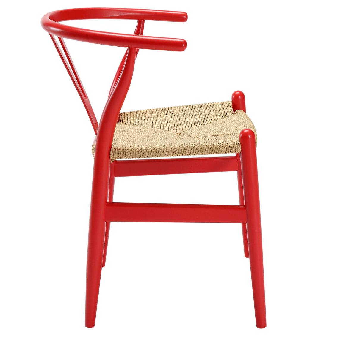 Amelot Wood Armchair Red