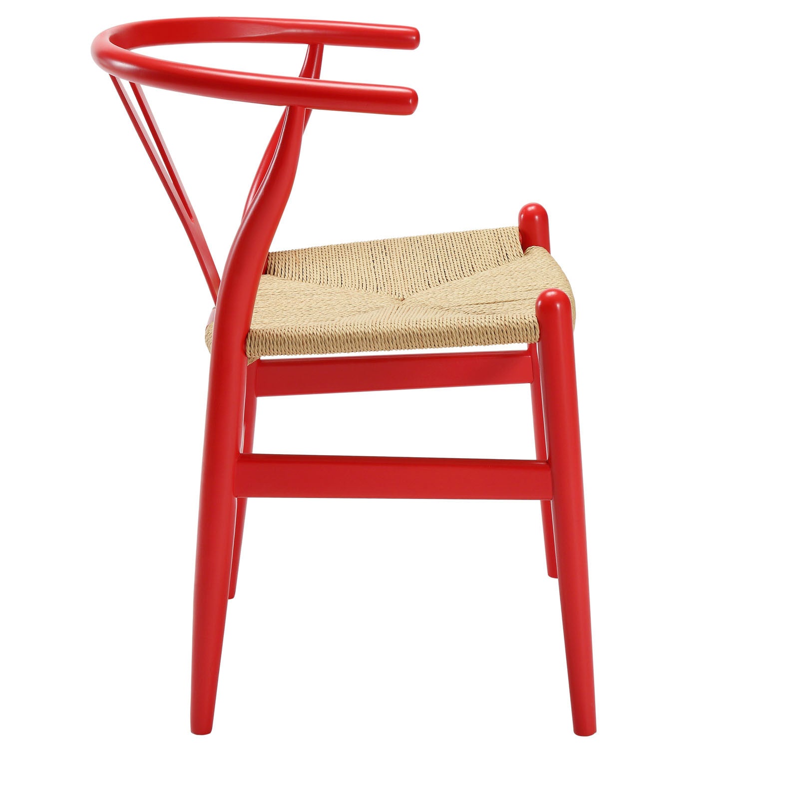 Amelot Wood Armchair Red