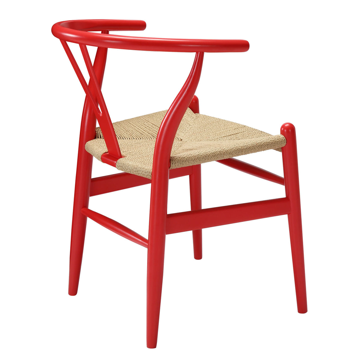 Amelot Wood Armchair Red